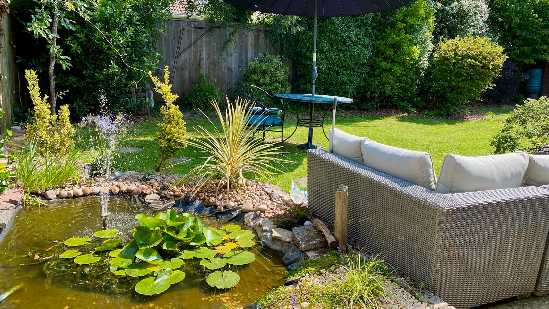 Day 93: Finally, I can relax and enjoy the garden.