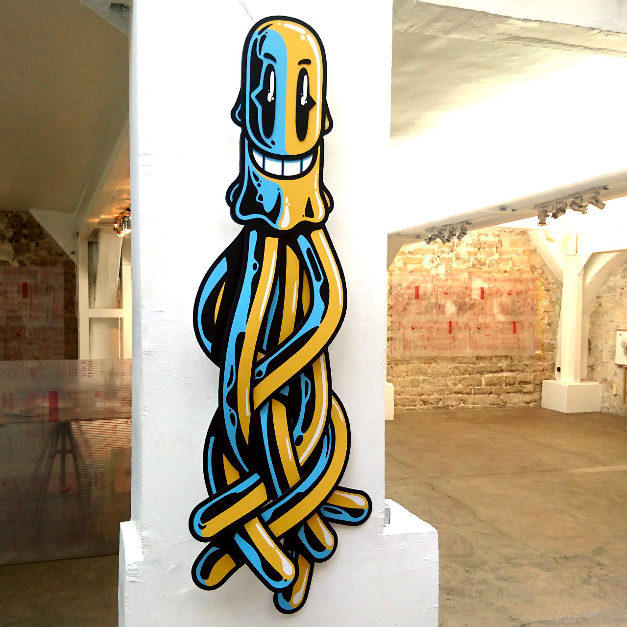 Kekli, smile, boyo, urban art, stickers, street art, graffiti, poulpe, art