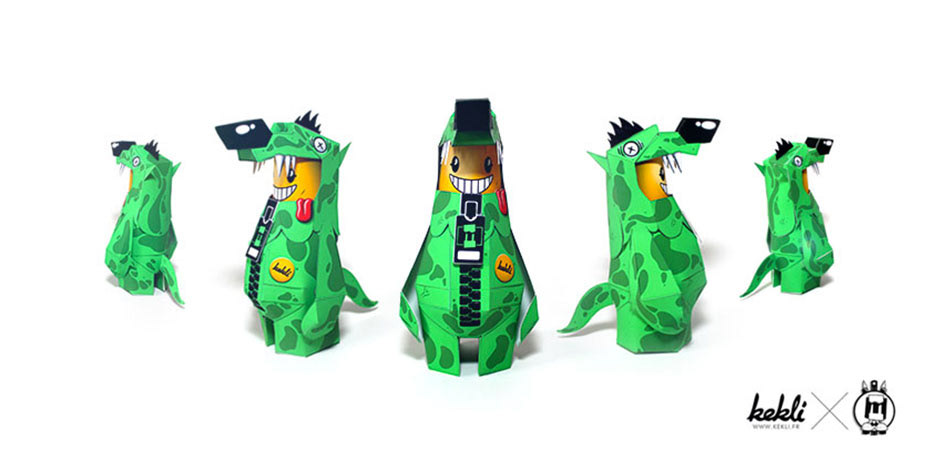 Kekli, smile, boyo, urban art, stickers, street art, graffiti, papercraft, art, papertoy, illustration