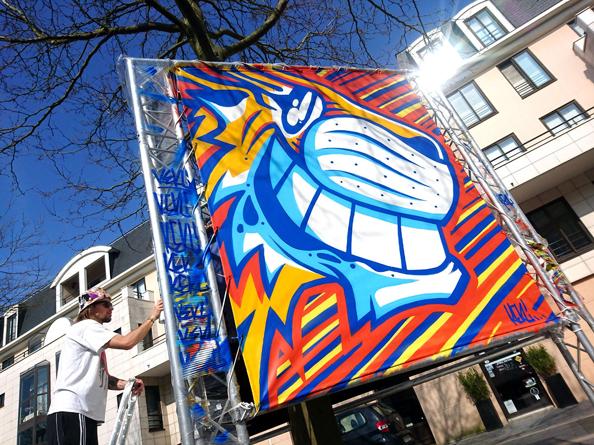 Kekli, smile, boyo, urban art, stickers, street art, graffiti