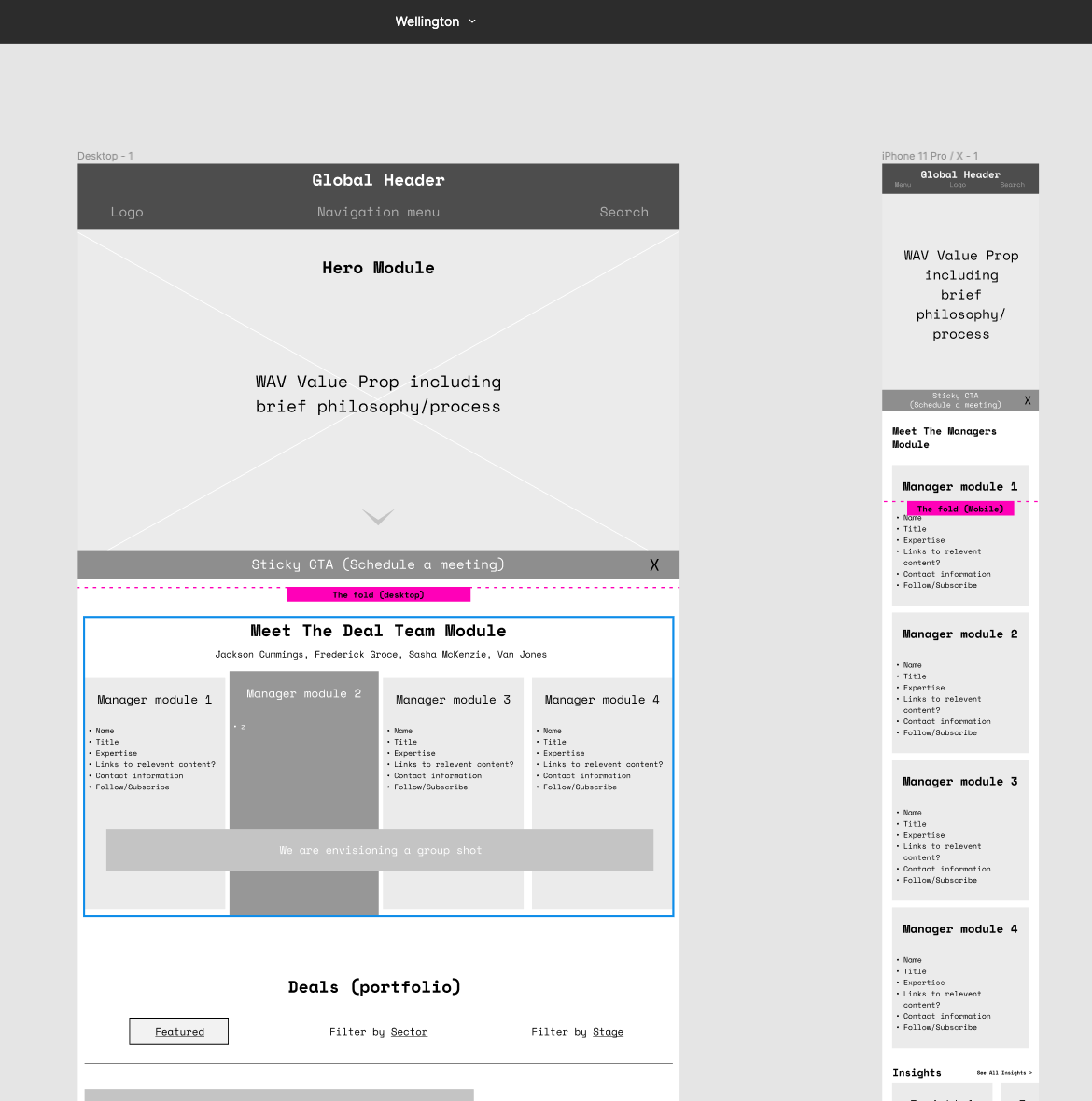 Wireframing