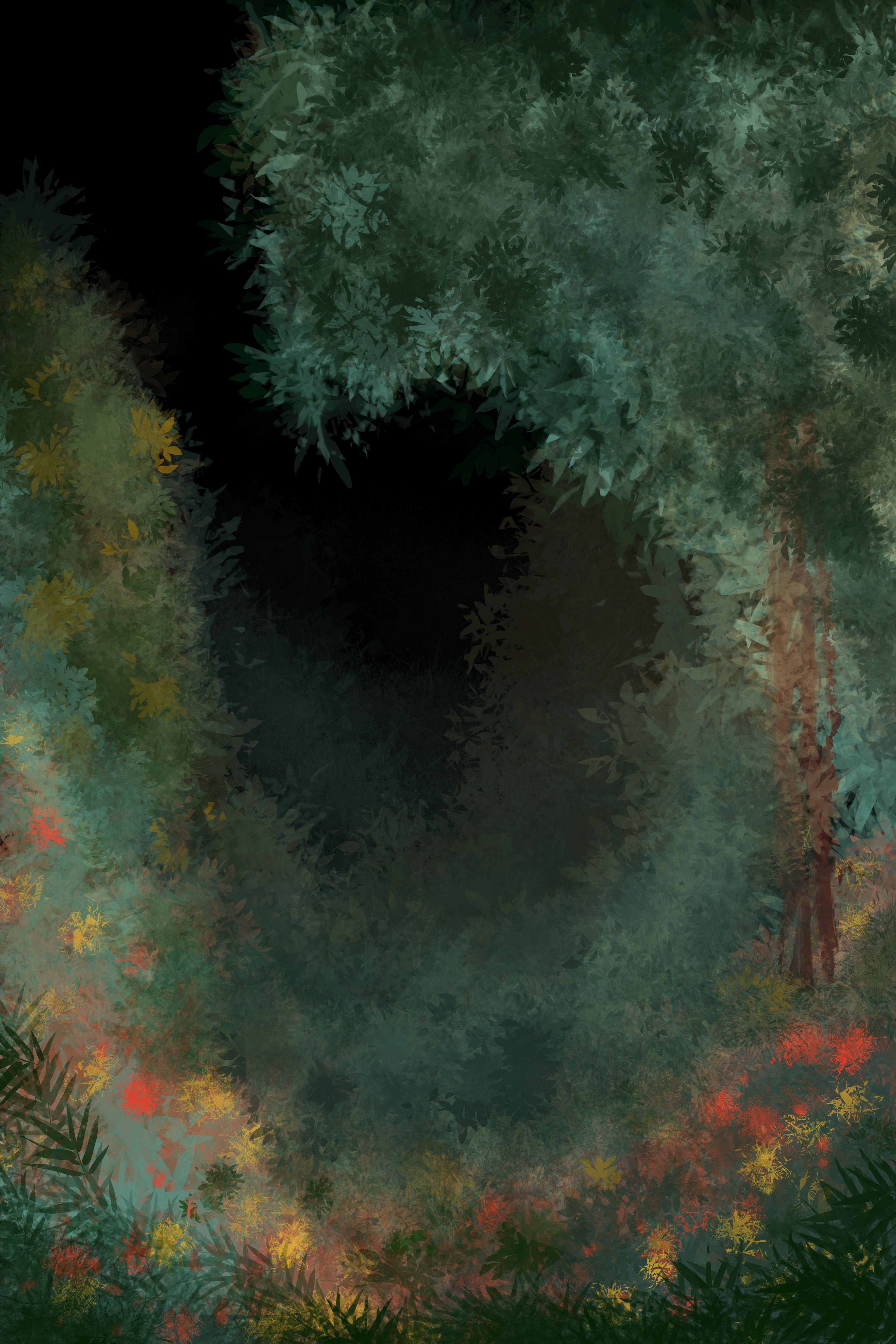 Secret Garden Inspo -- Created using Procreate