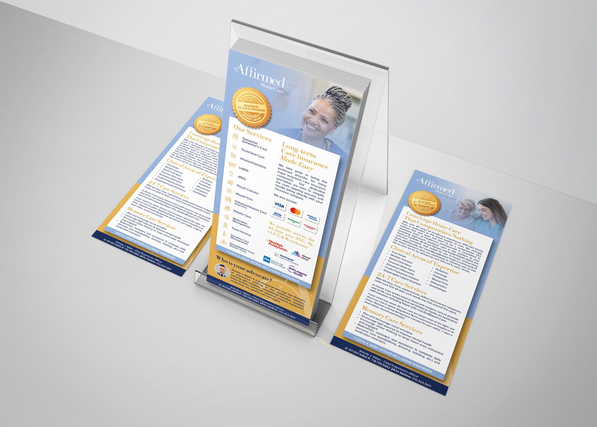 Affirmed Home Care - Info Rack Card (2025)