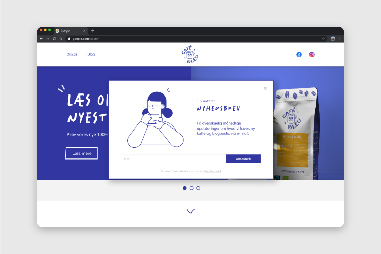 Landing page