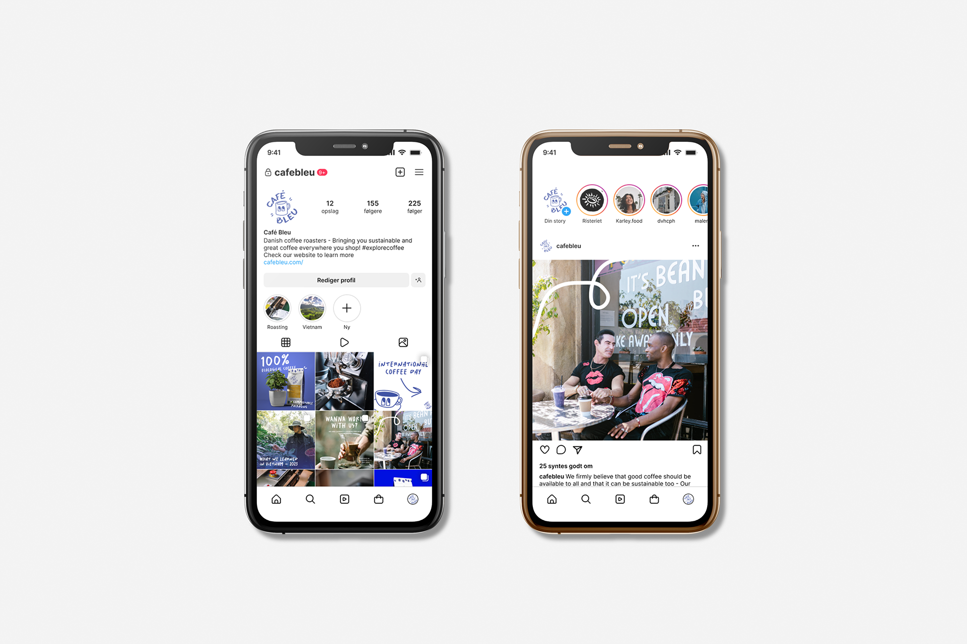Instagram page