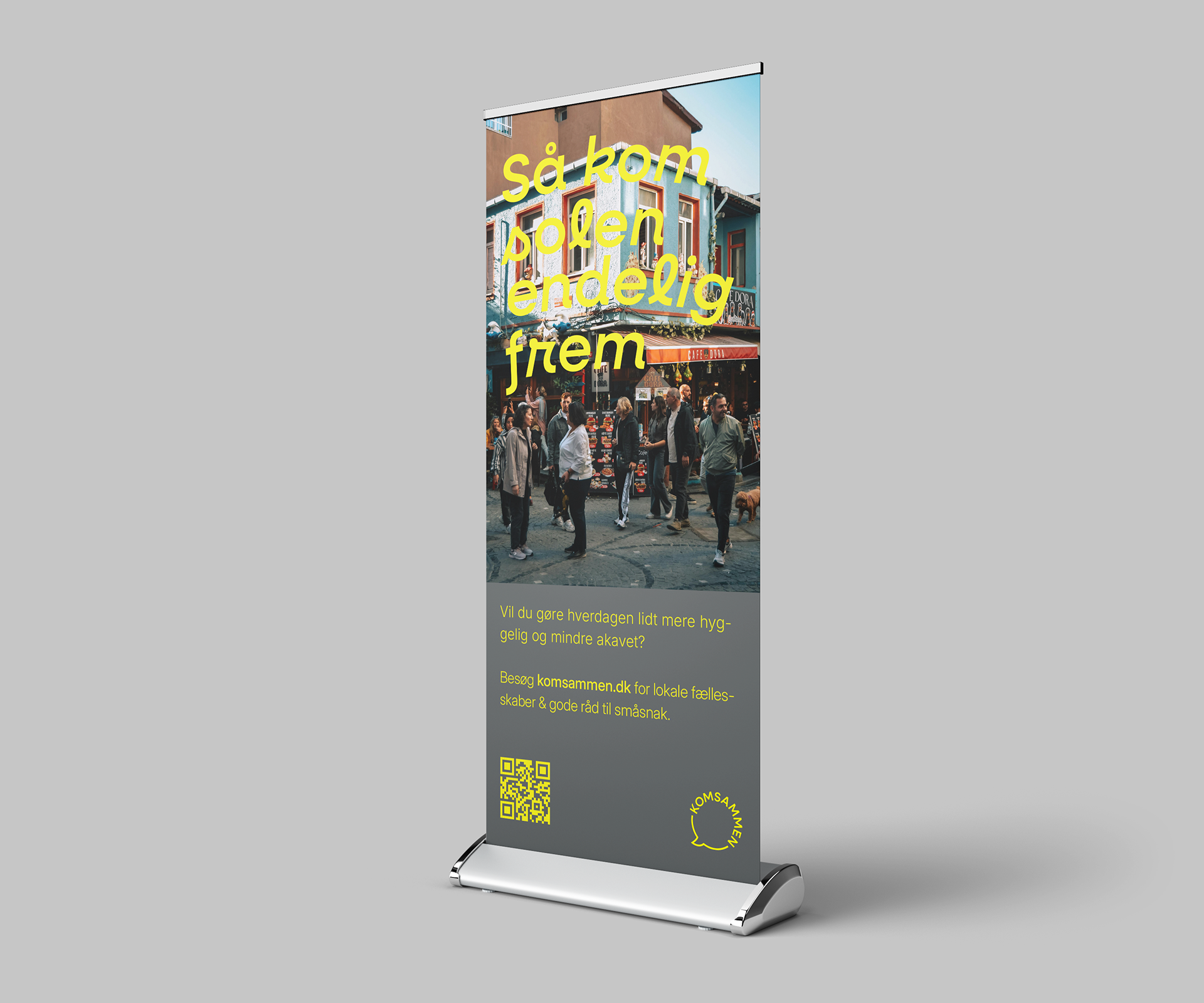 Roll up banner mockup 1