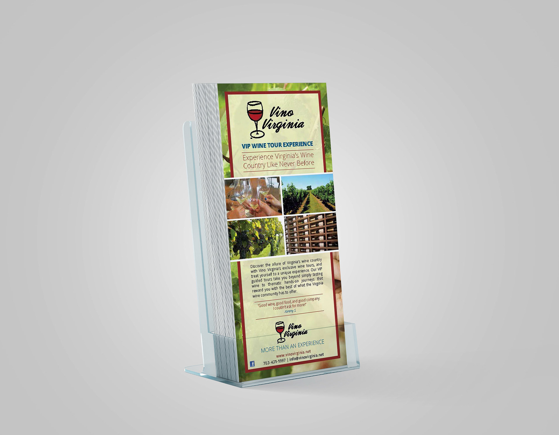 Blank white flyers stack mockup in glass plastic holder, 3d rendering. Dl fliers mock ups stand in the acrylic box. Brochure template holding in transparent plexiglass pocket. Booklets in plastic tray