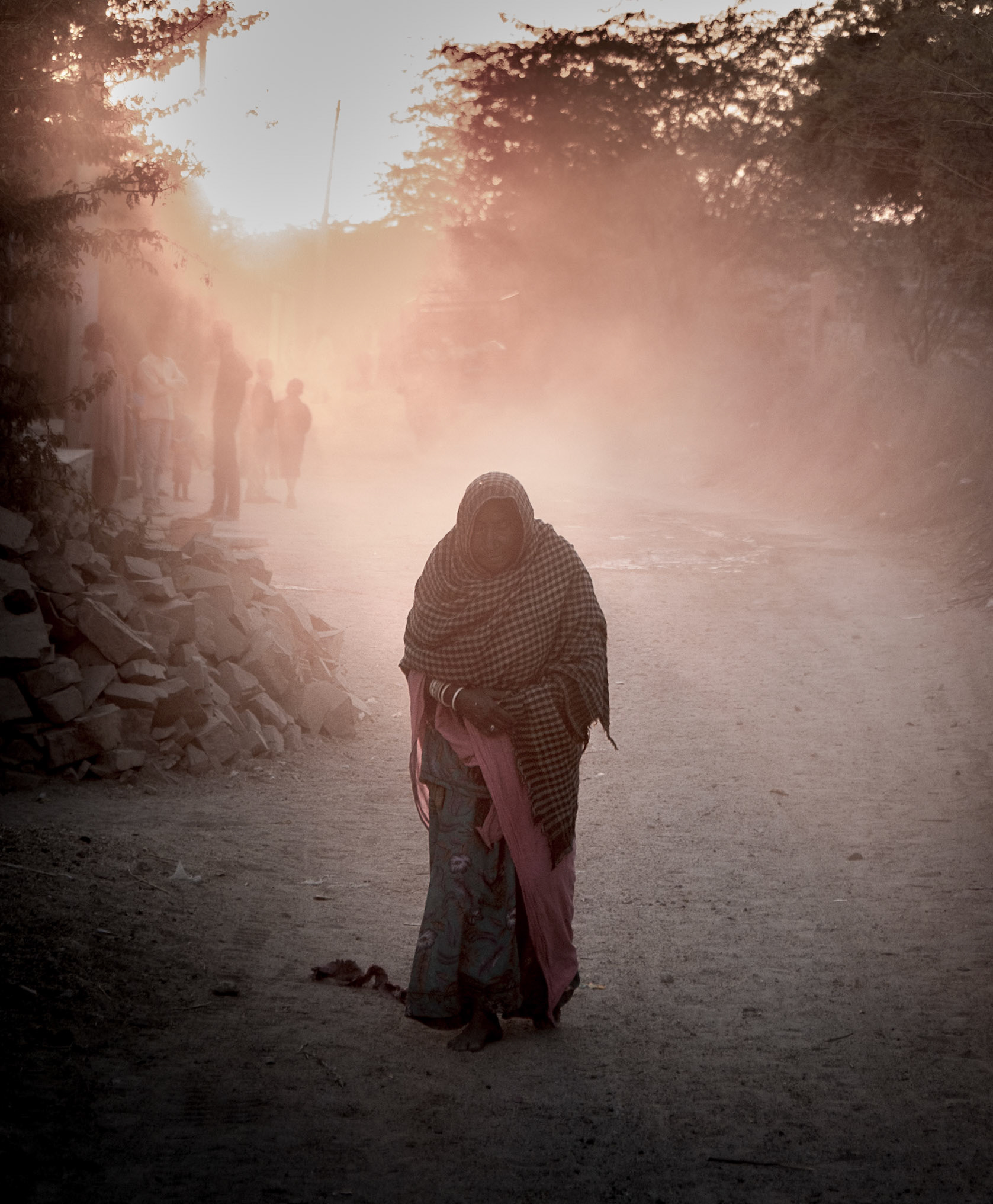 Walking through the back streets