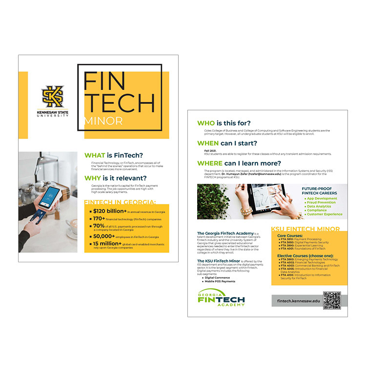 Fintech Minor  announcement flyer