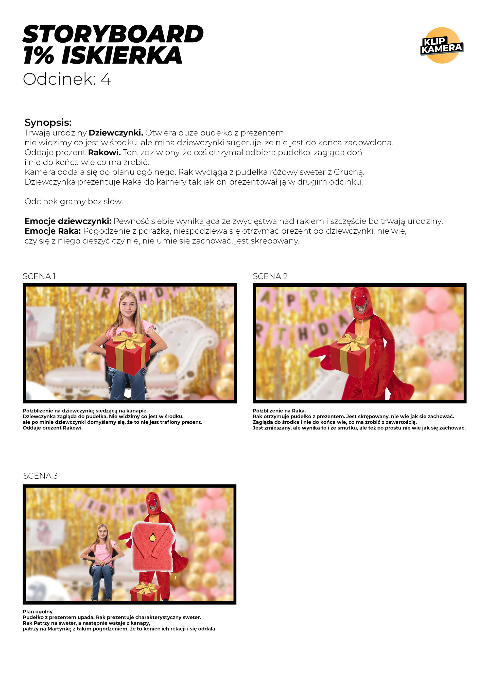 Finalny storyboard odcinka 4