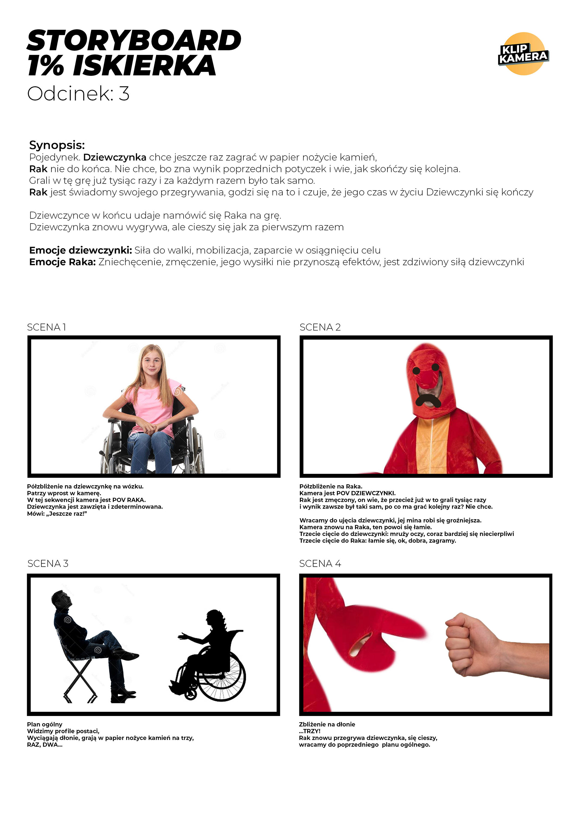 Finalny storyboard odcinka 3