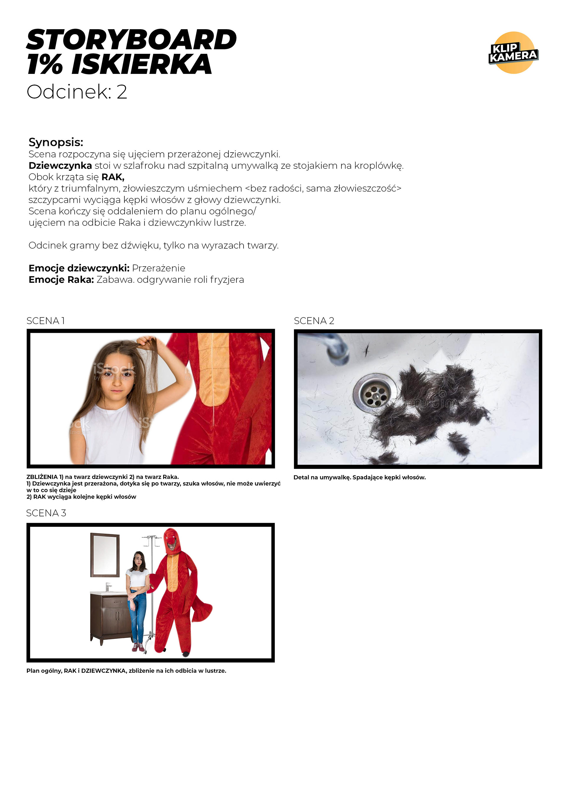 Finalny storyboard odcinka 2