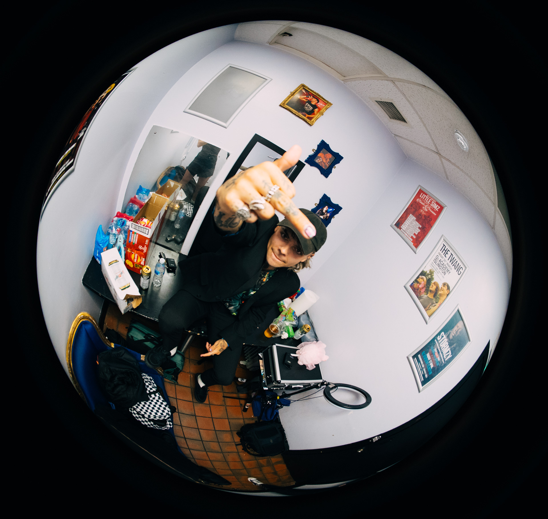 LOU backstage in London