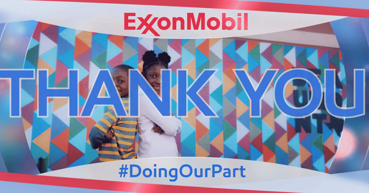 Exxon motion graphics gif