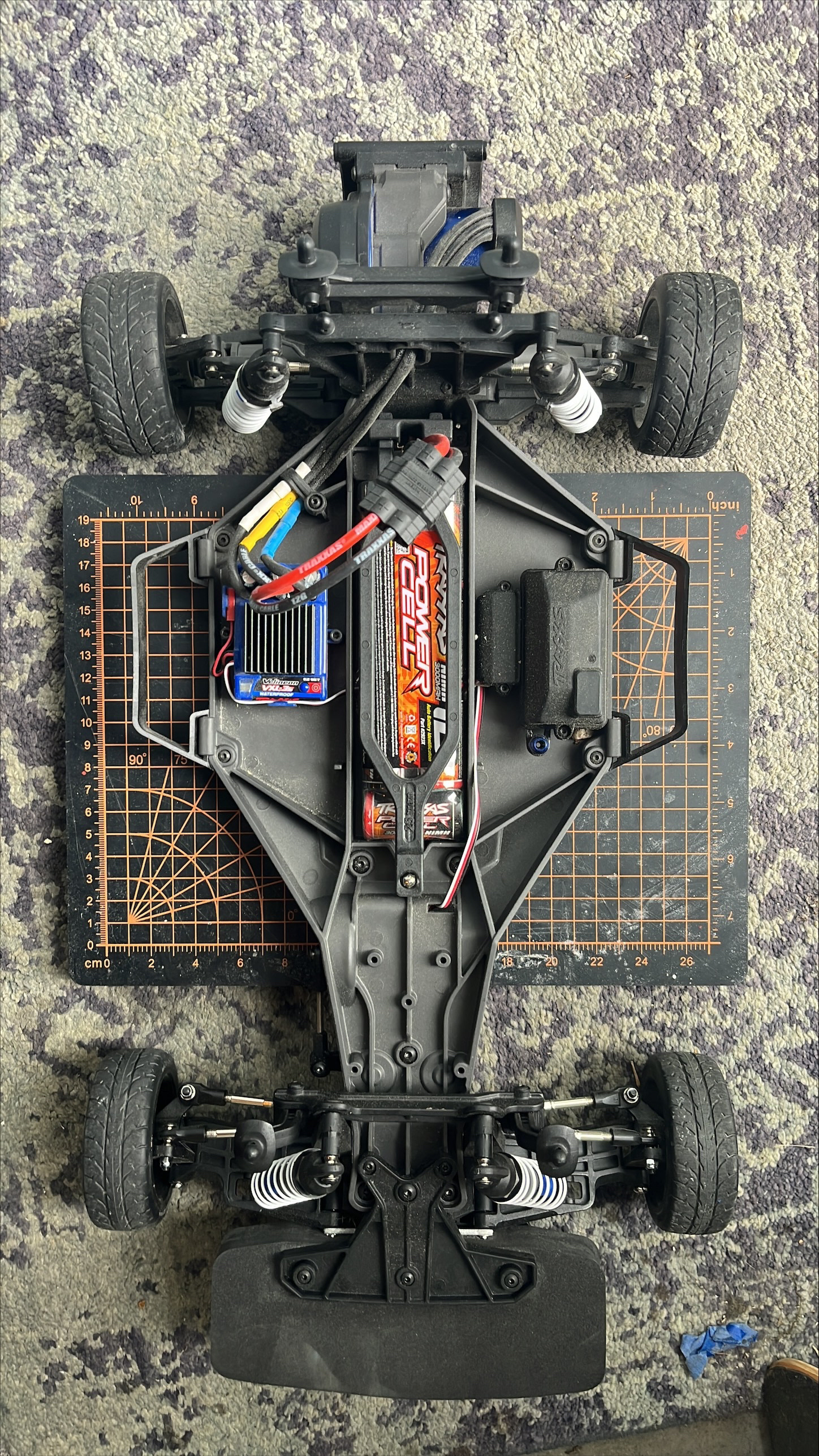 Series of reference photos taken of chassis