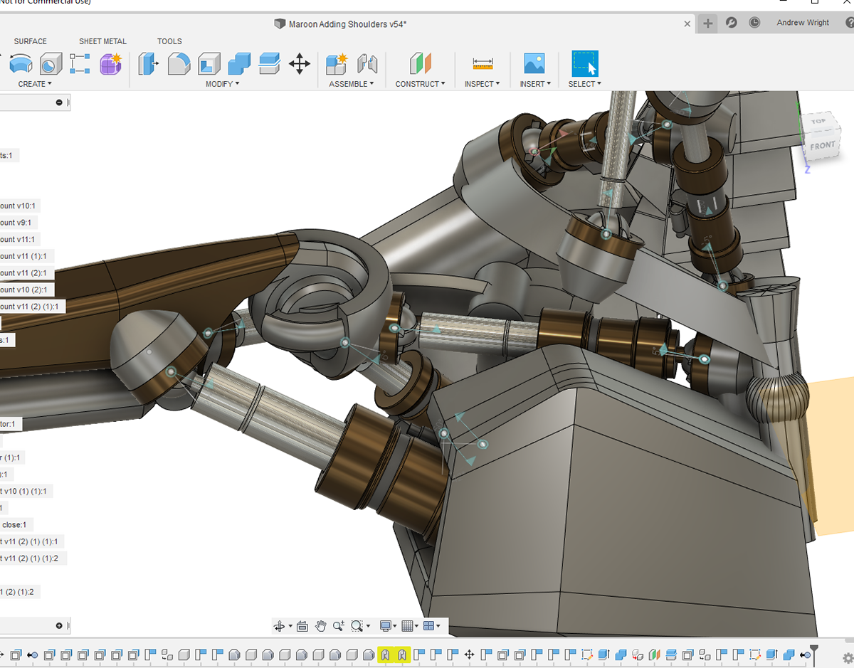 Designing the shoulder