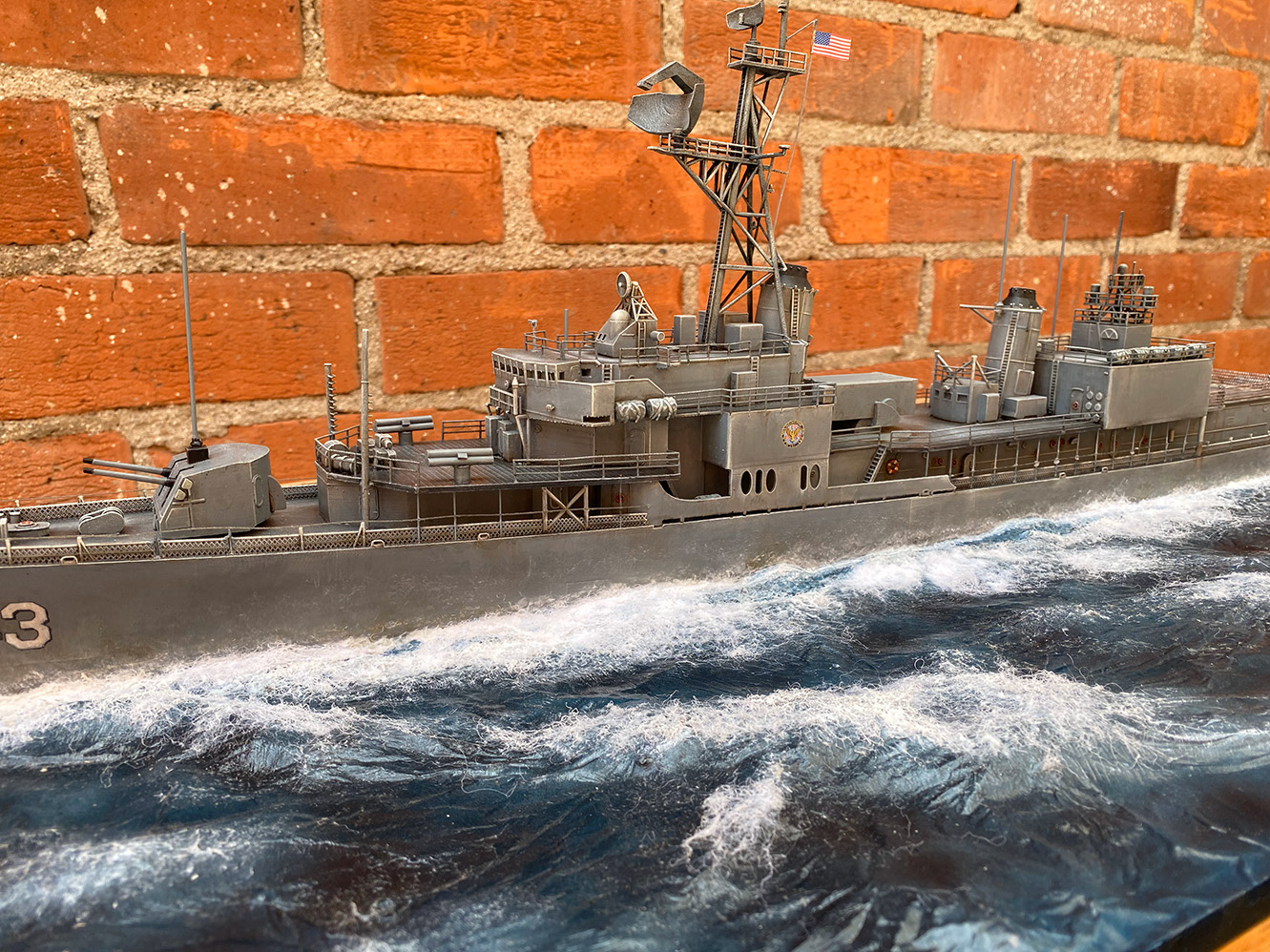 Close in on detail (painting and decals not by me)