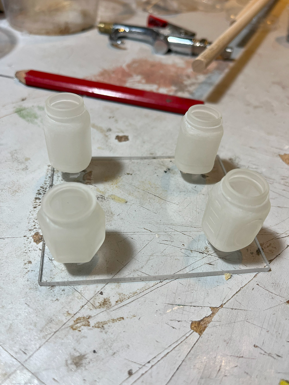 Prints, pre gloss treatment