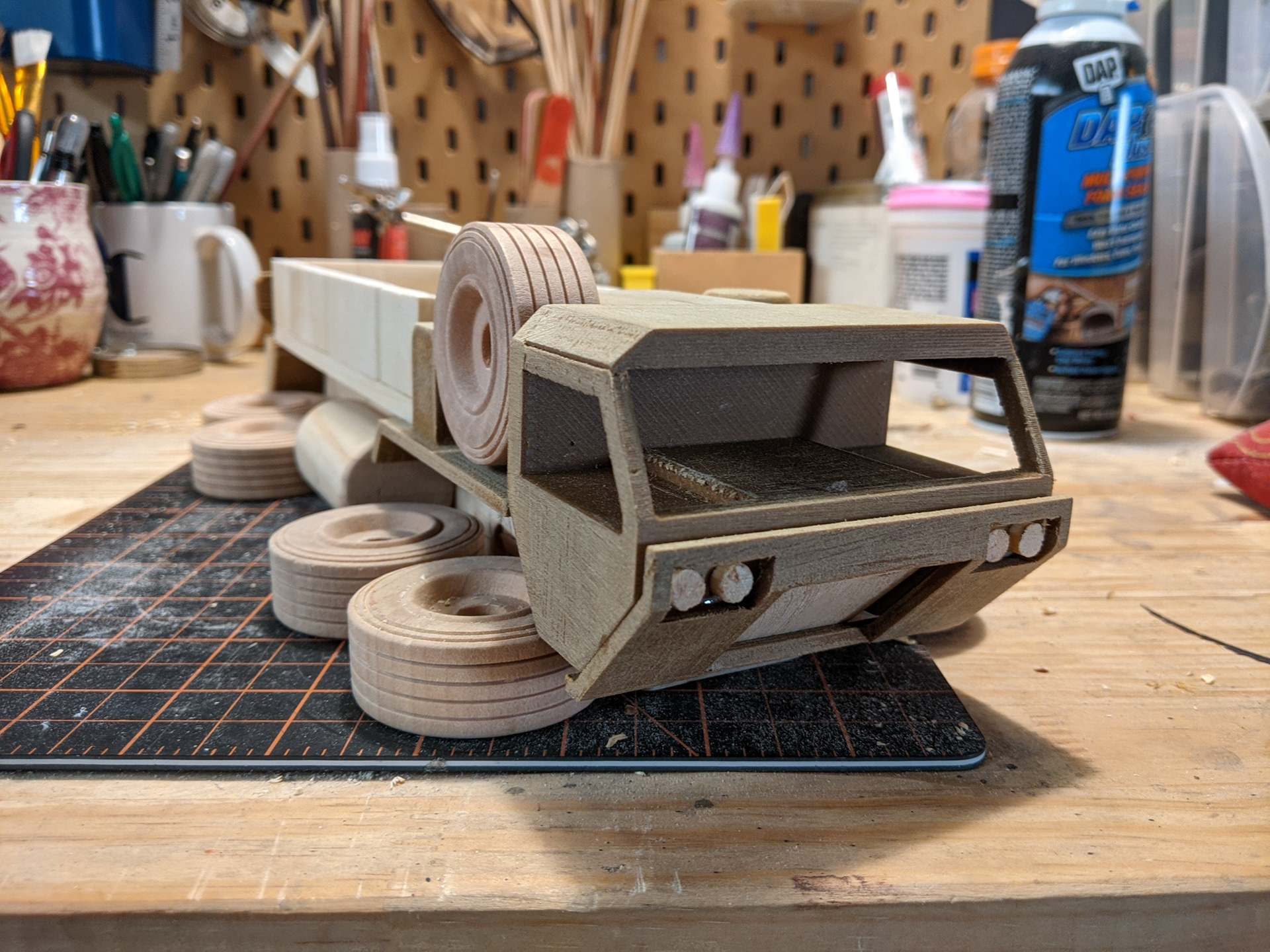 Assembling HEMTT