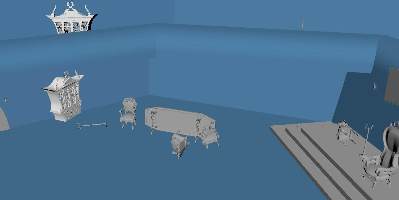 tentative modeling layout