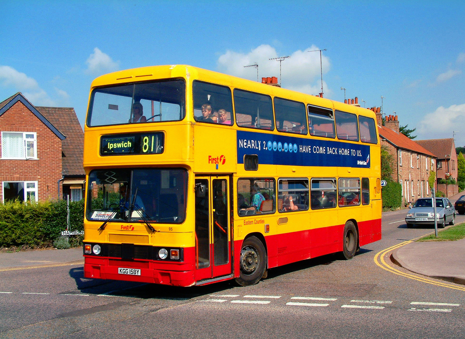 Eastern Counties KGG158Y Woodbridge 30th July 2001
