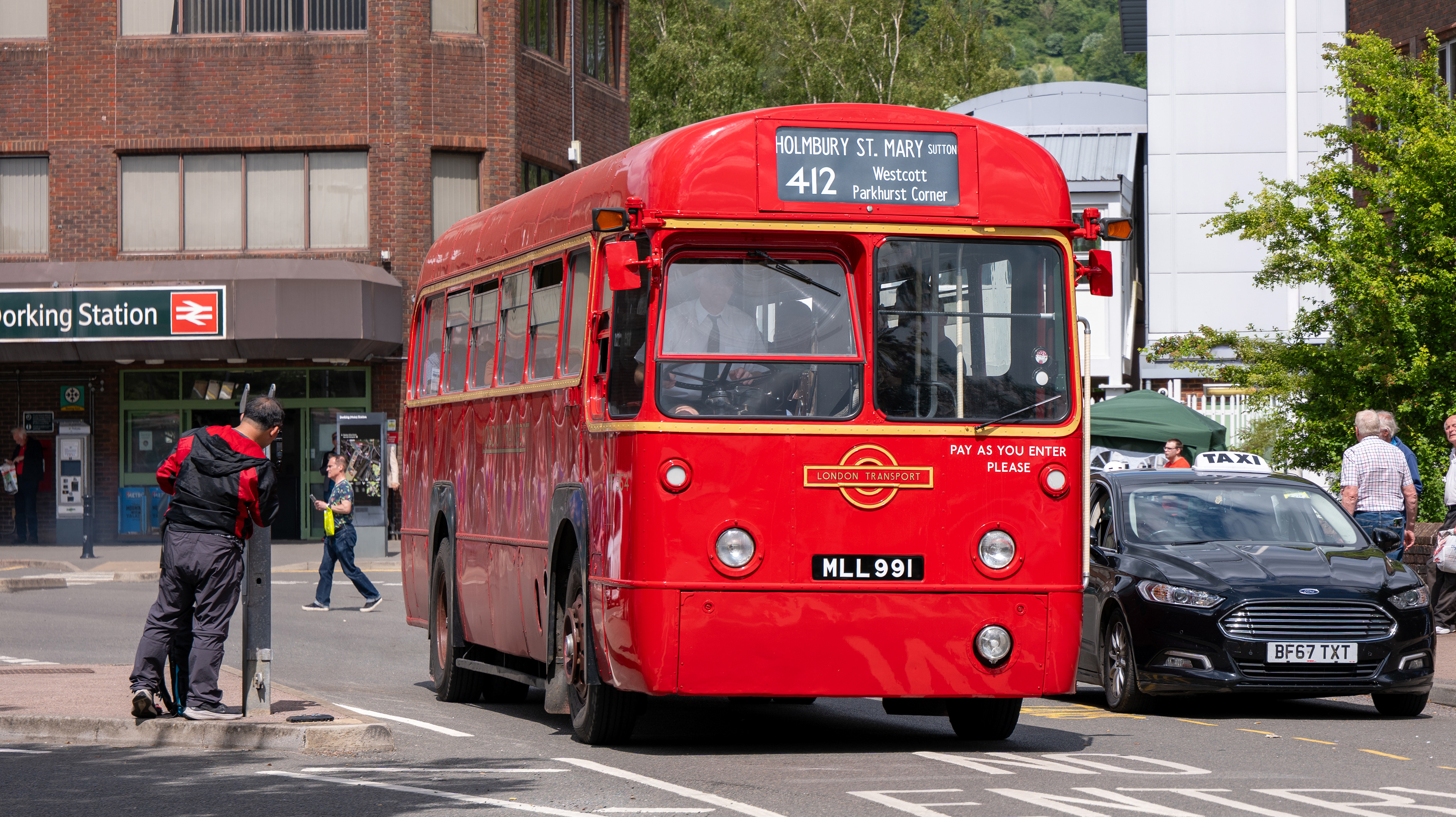 Preserved London Transport RF354 (MLL991) Dorking 1st June 2025