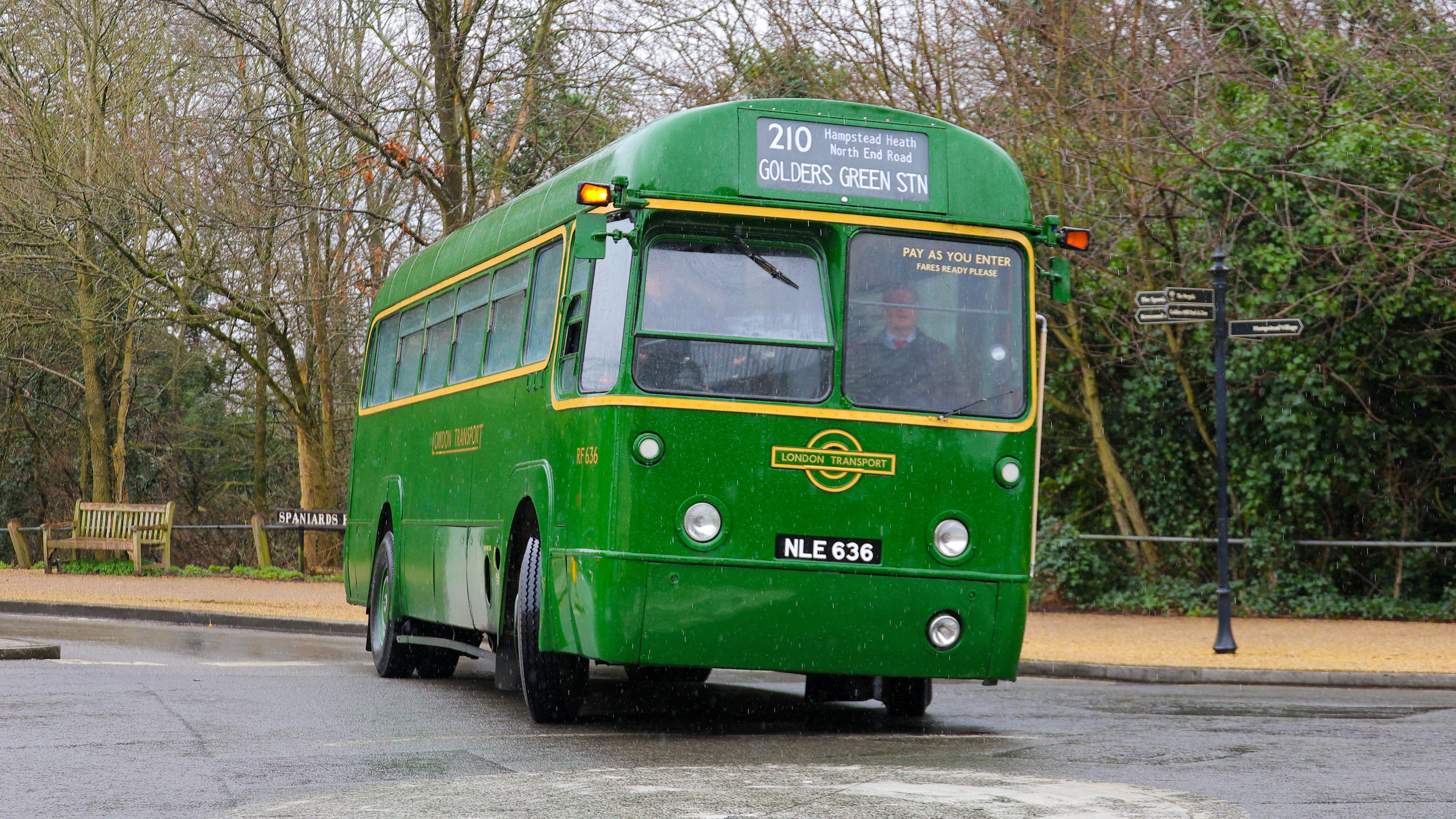 Preserved London Transport RF636 (NLE636) Jack Straws Castle 10th March 2024
