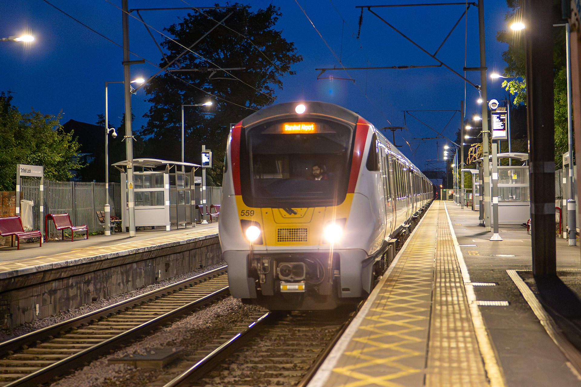 Greater Anglia 720559 Enfield Lock 5th September 2025