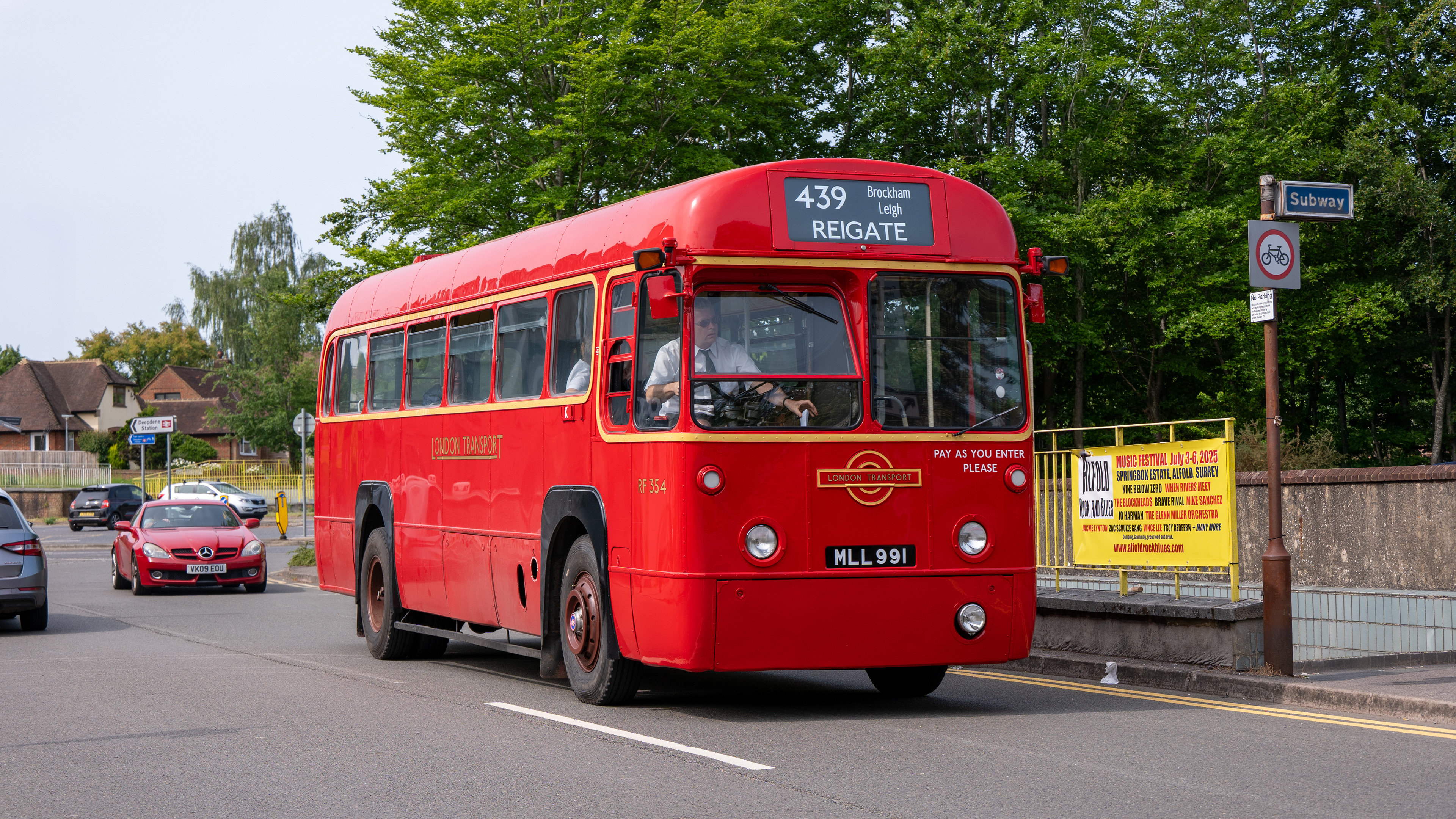 Preserved London Transport RF354 (MLL991) Dorking 1st June 2025