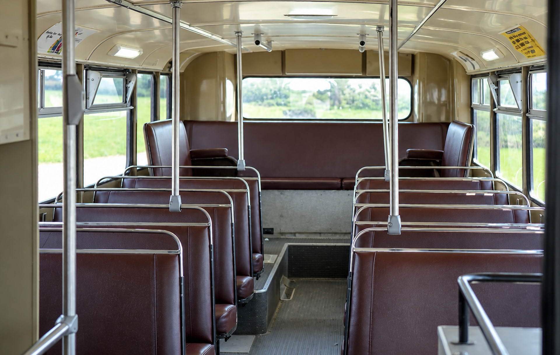 Eastern Counties Bristol VR interior 1982