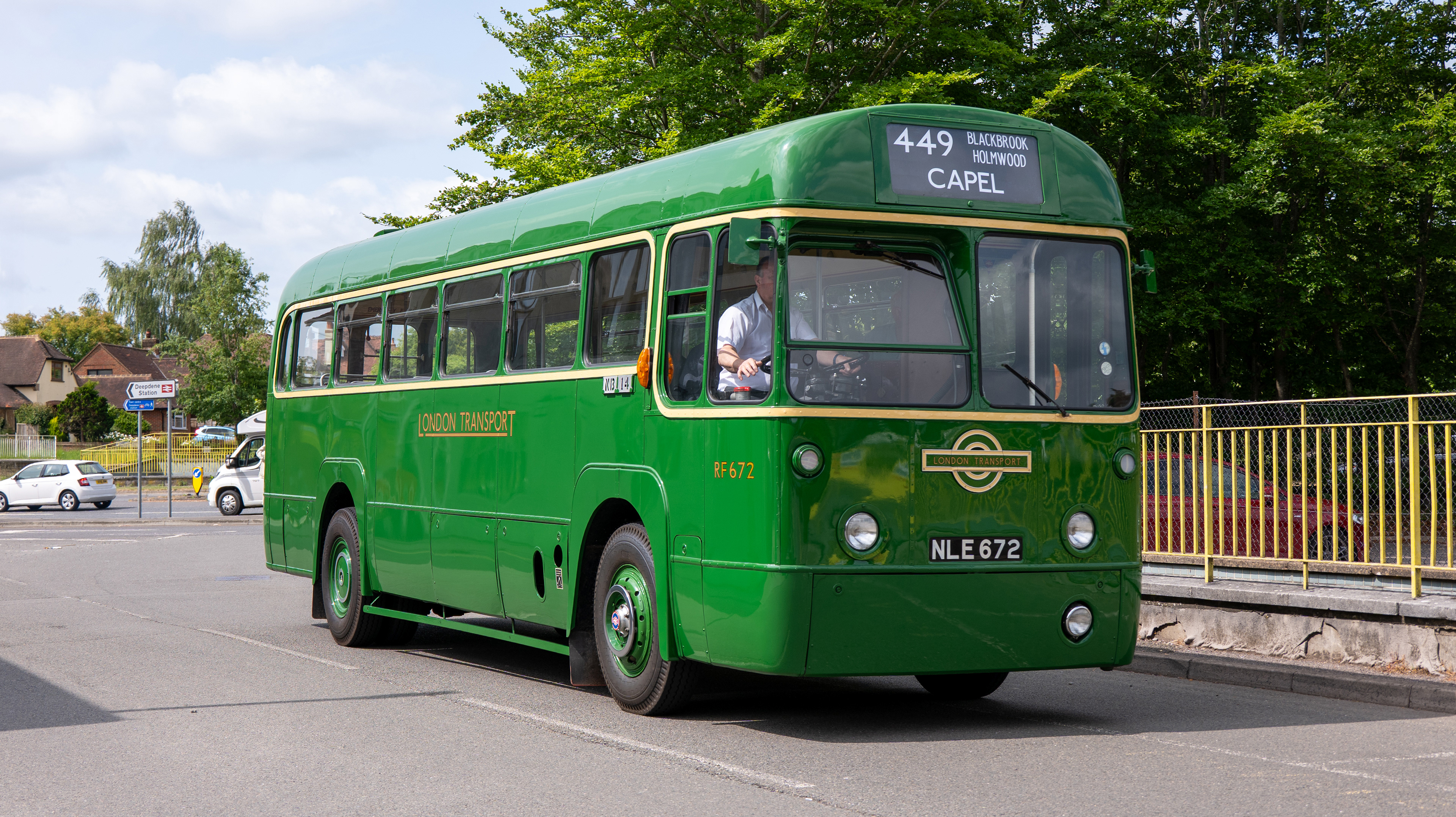 Preserved London Transport RF672 (NLE672) Dorking 1st June 2025
