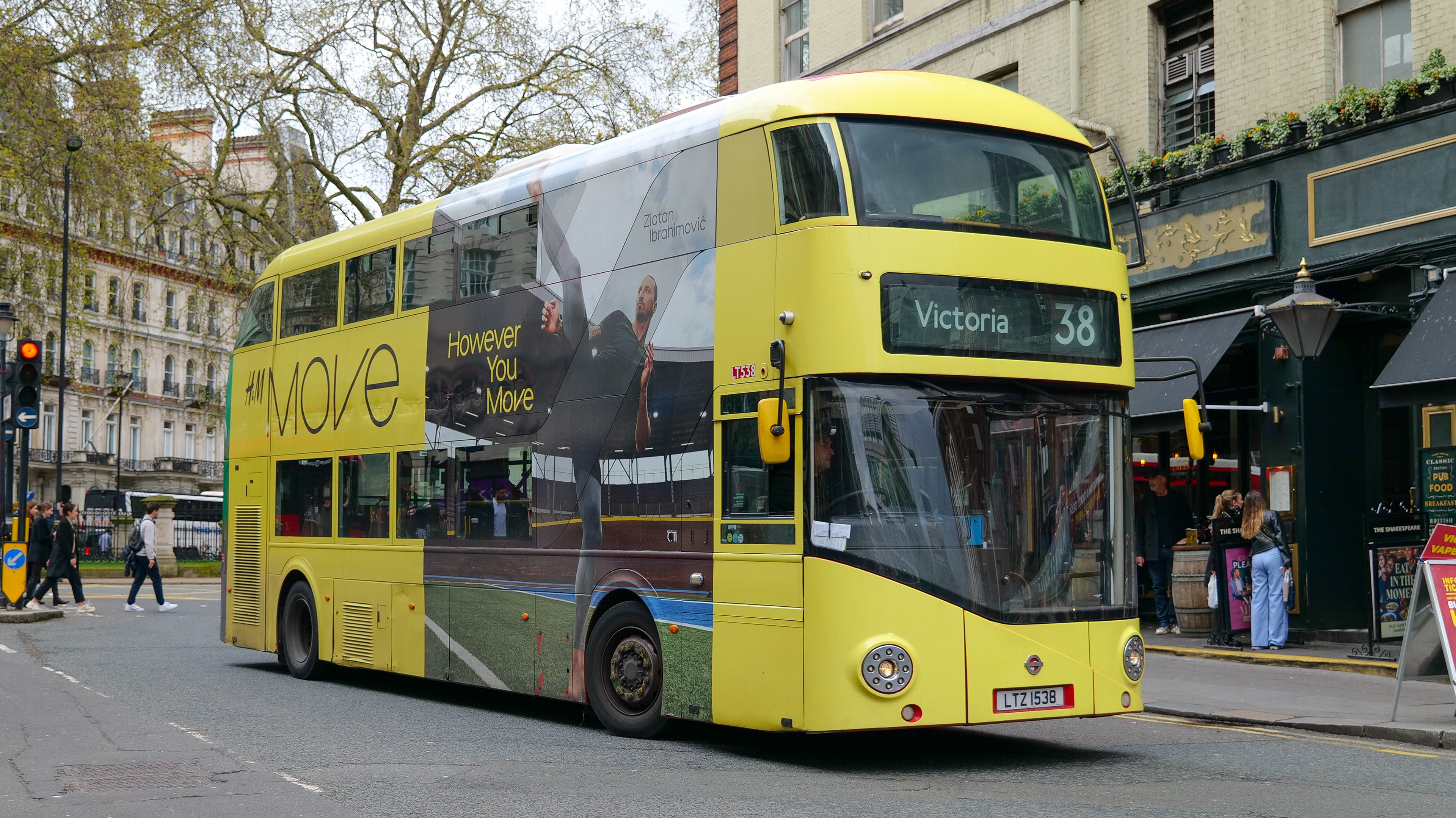 Arriva LT538 (LTZ1538) Victoria 28th April 2023