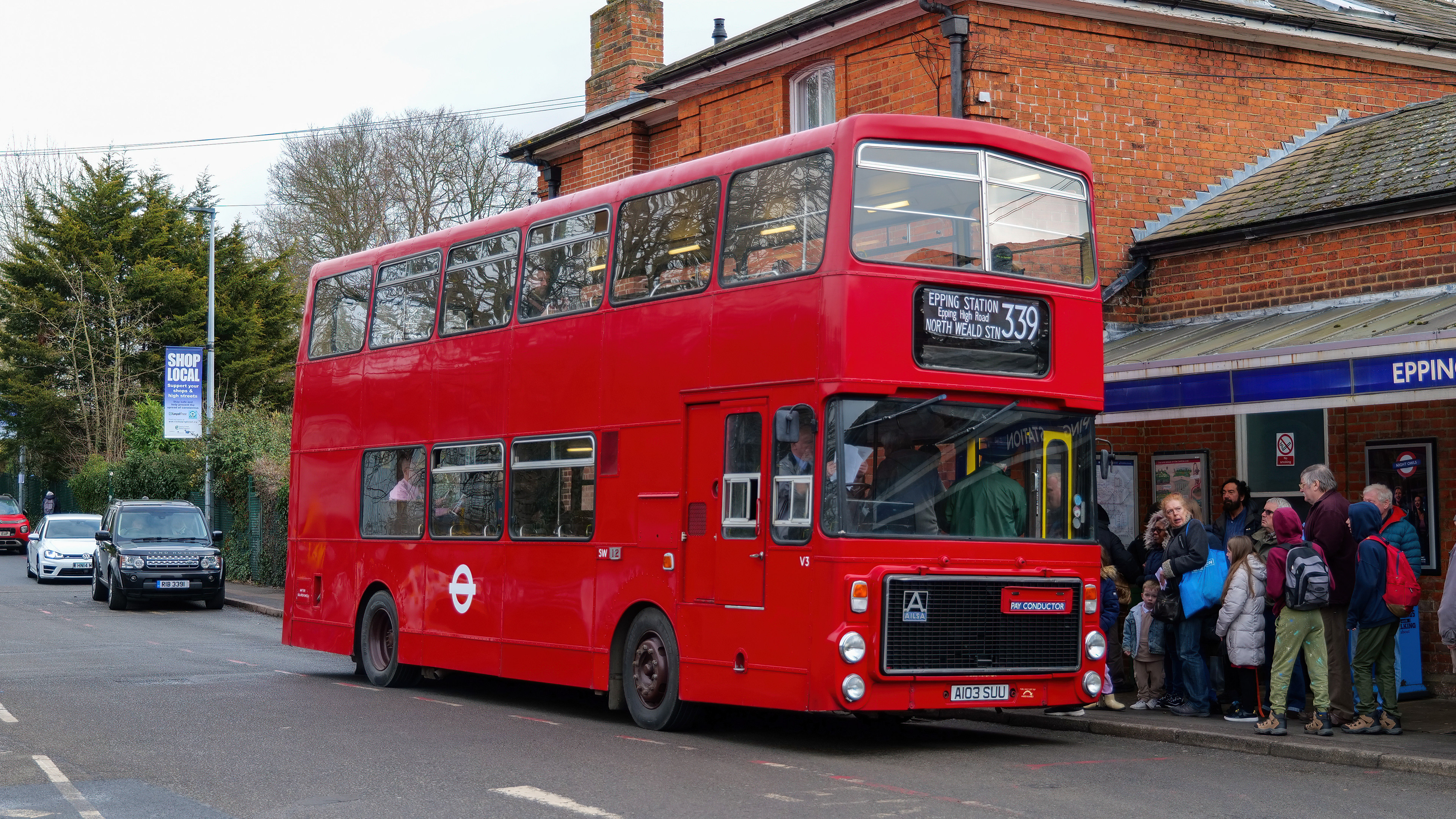 London Transport V3 (A103SUU) Epping 18th February 2023