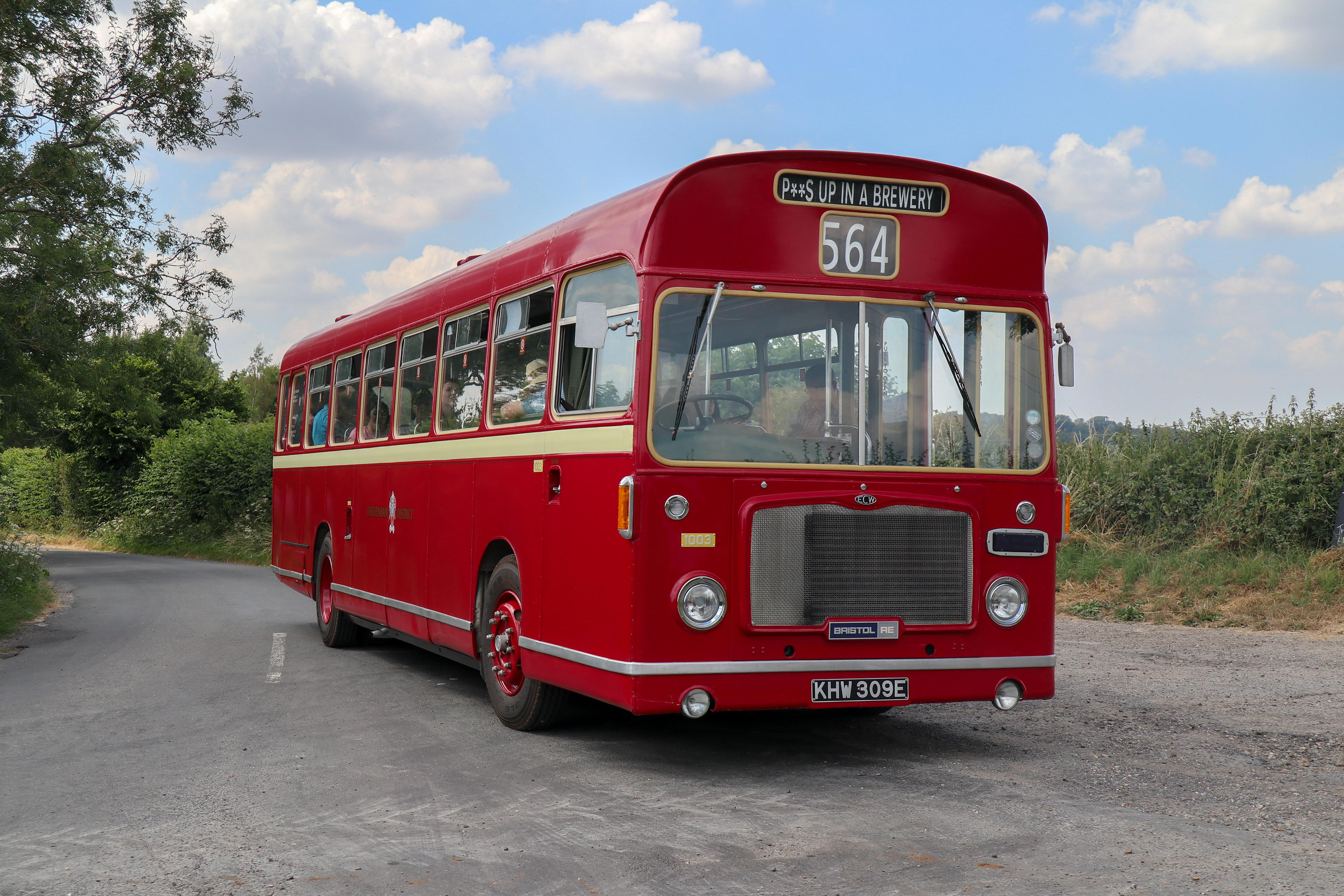 Bristol RE KHW309E Hawkley 14th July 2018