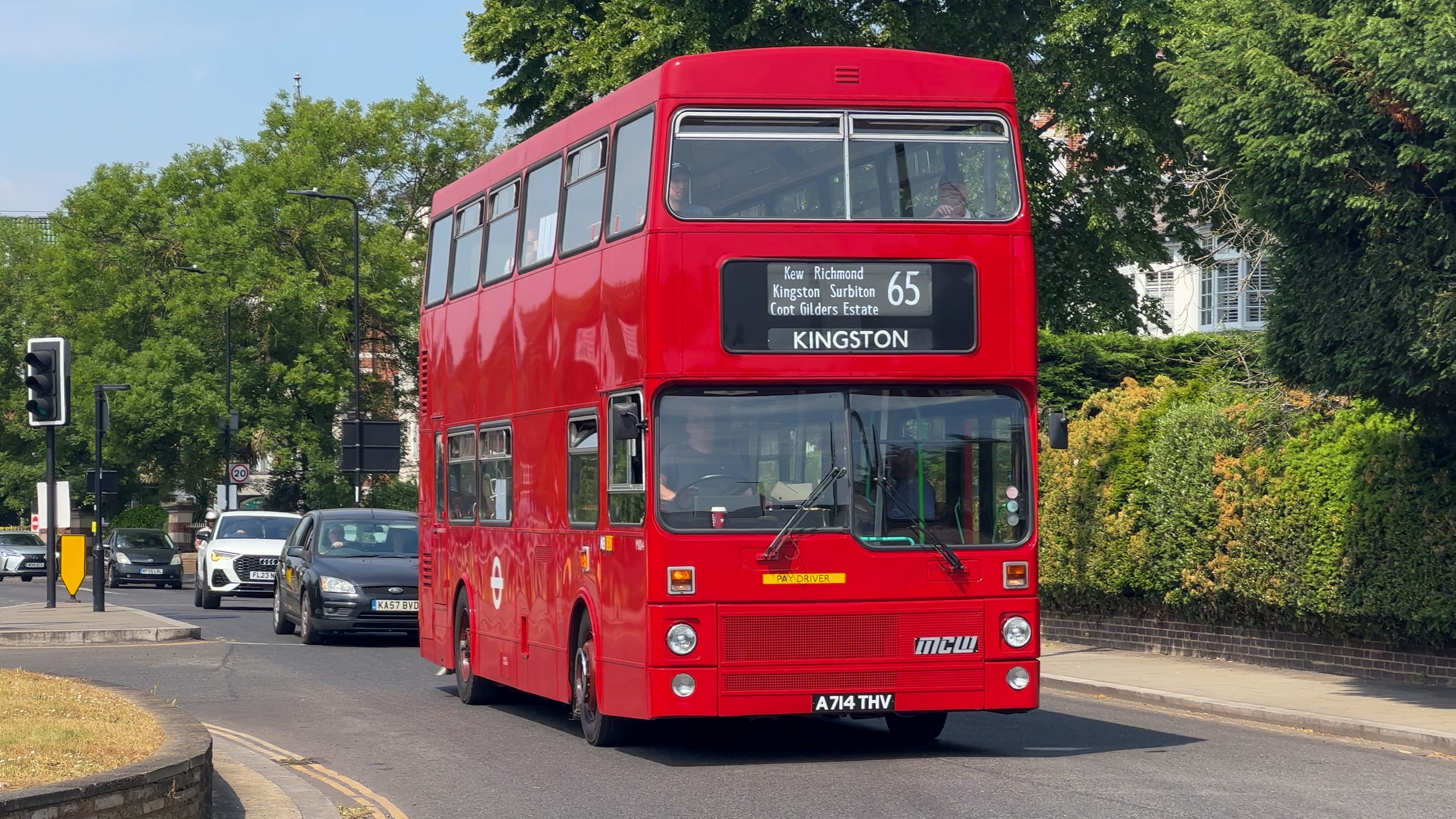 Preserved London Transport M1014 (A714THV) Ealing 11th June 2023
