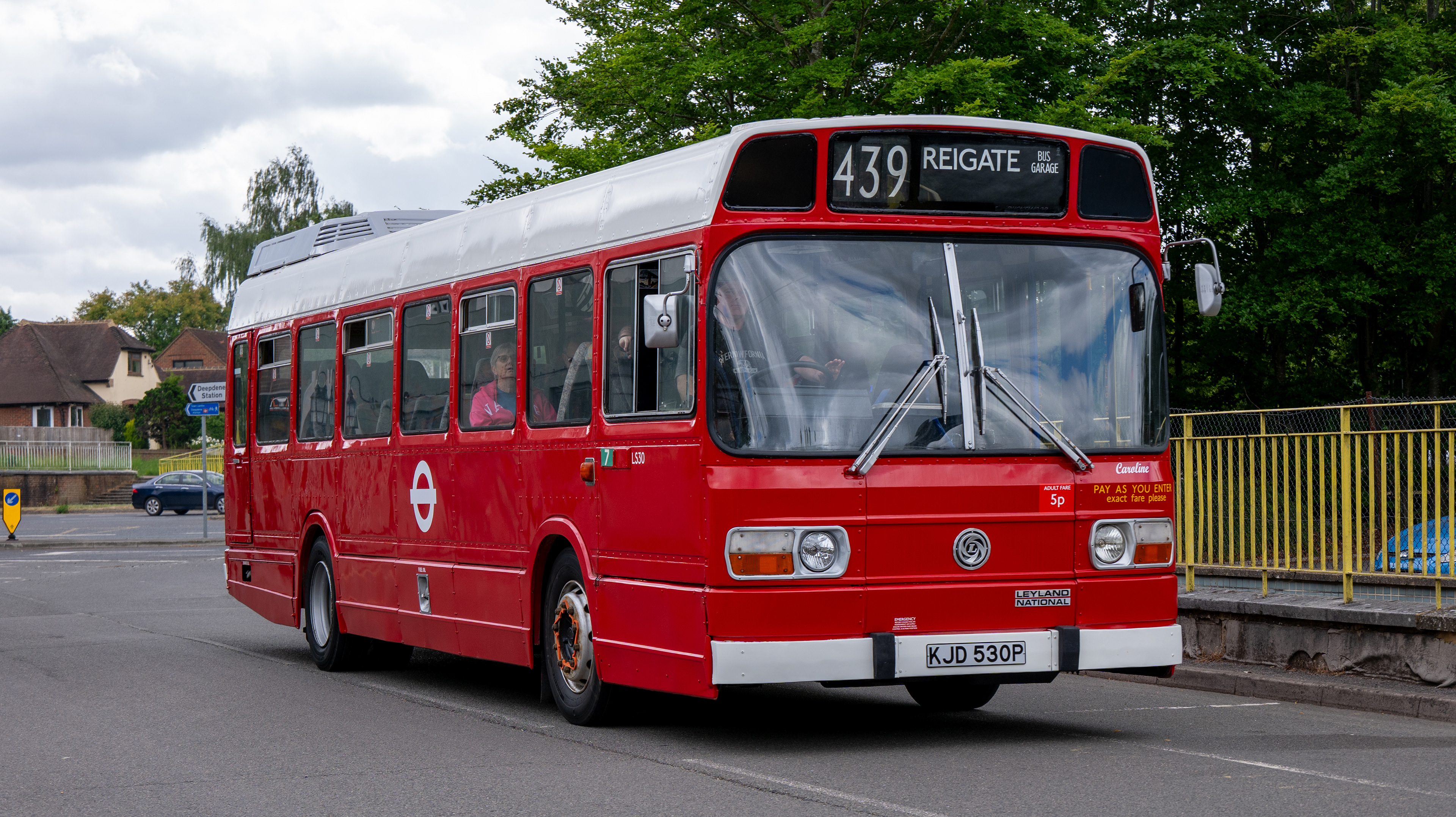 Preserved London Transport LS30 (KJD530P) Dorking 1st June 2025