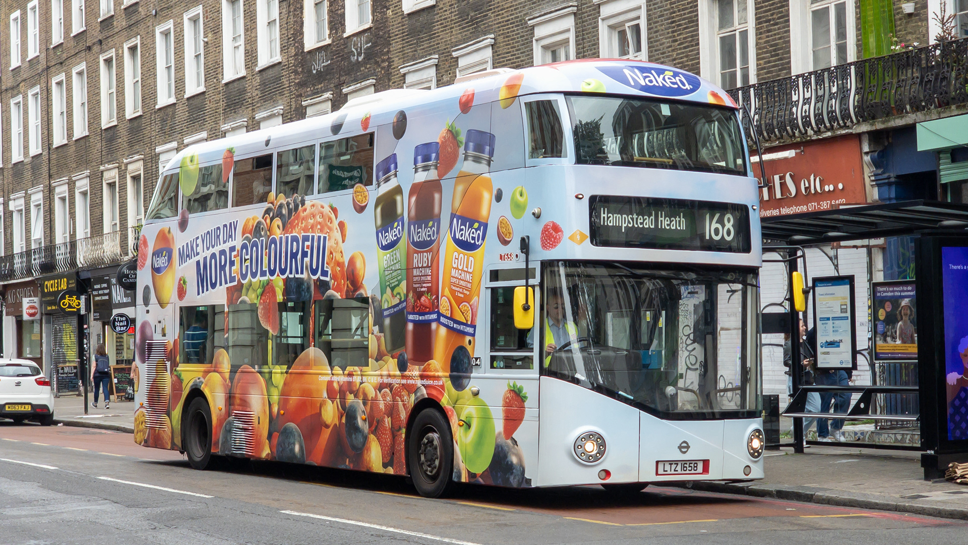 Metroline LT658 (LTZ1658) Mornington Crescent Station 12th August 2023