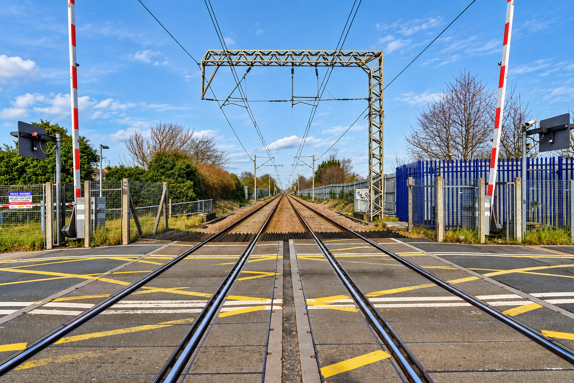 Towards Cheshunt from Enfield Lock 12th February 2019
