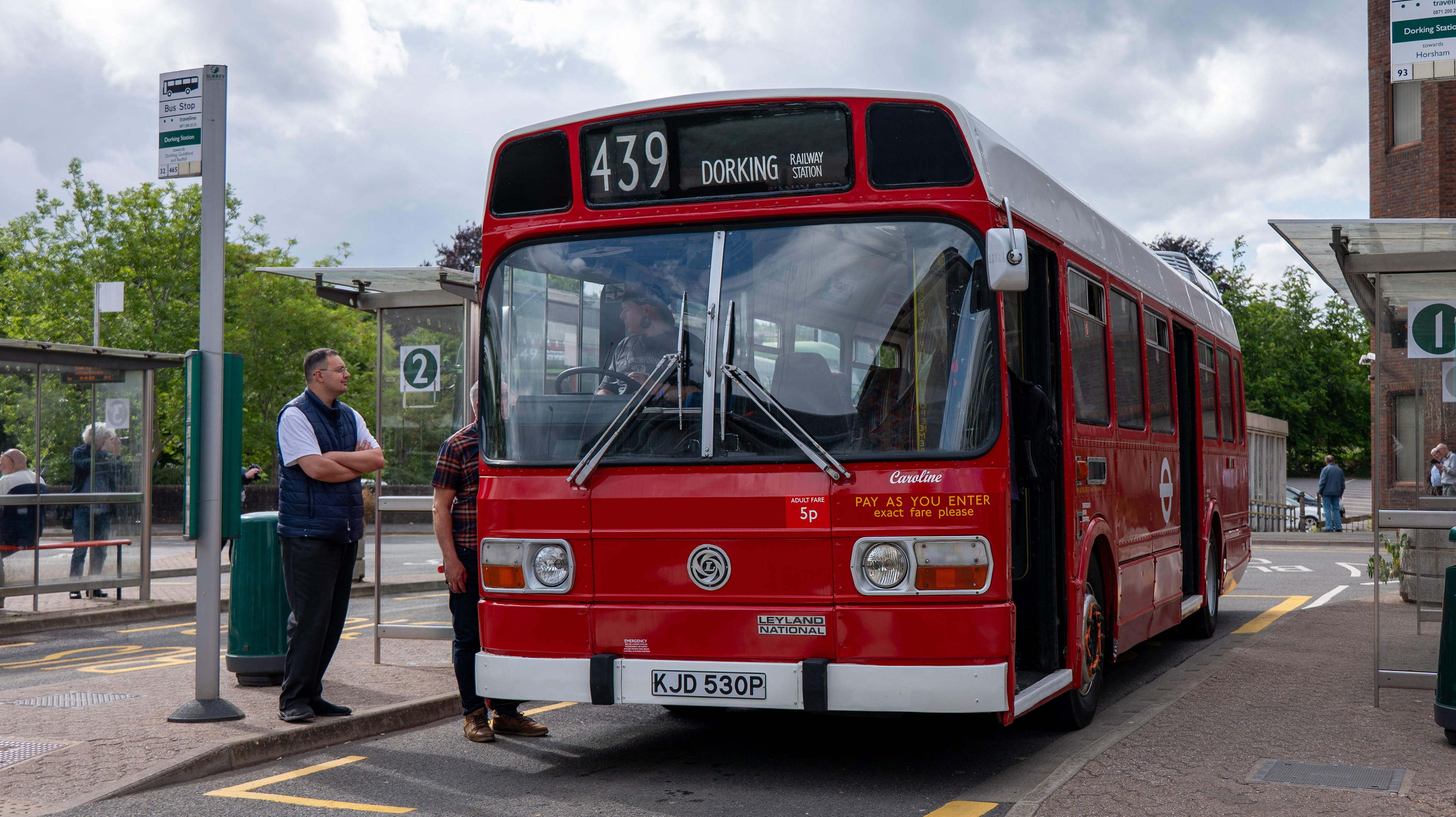 Preserved London Transport LS30 (KJD530P) Dorking 1st June 2025