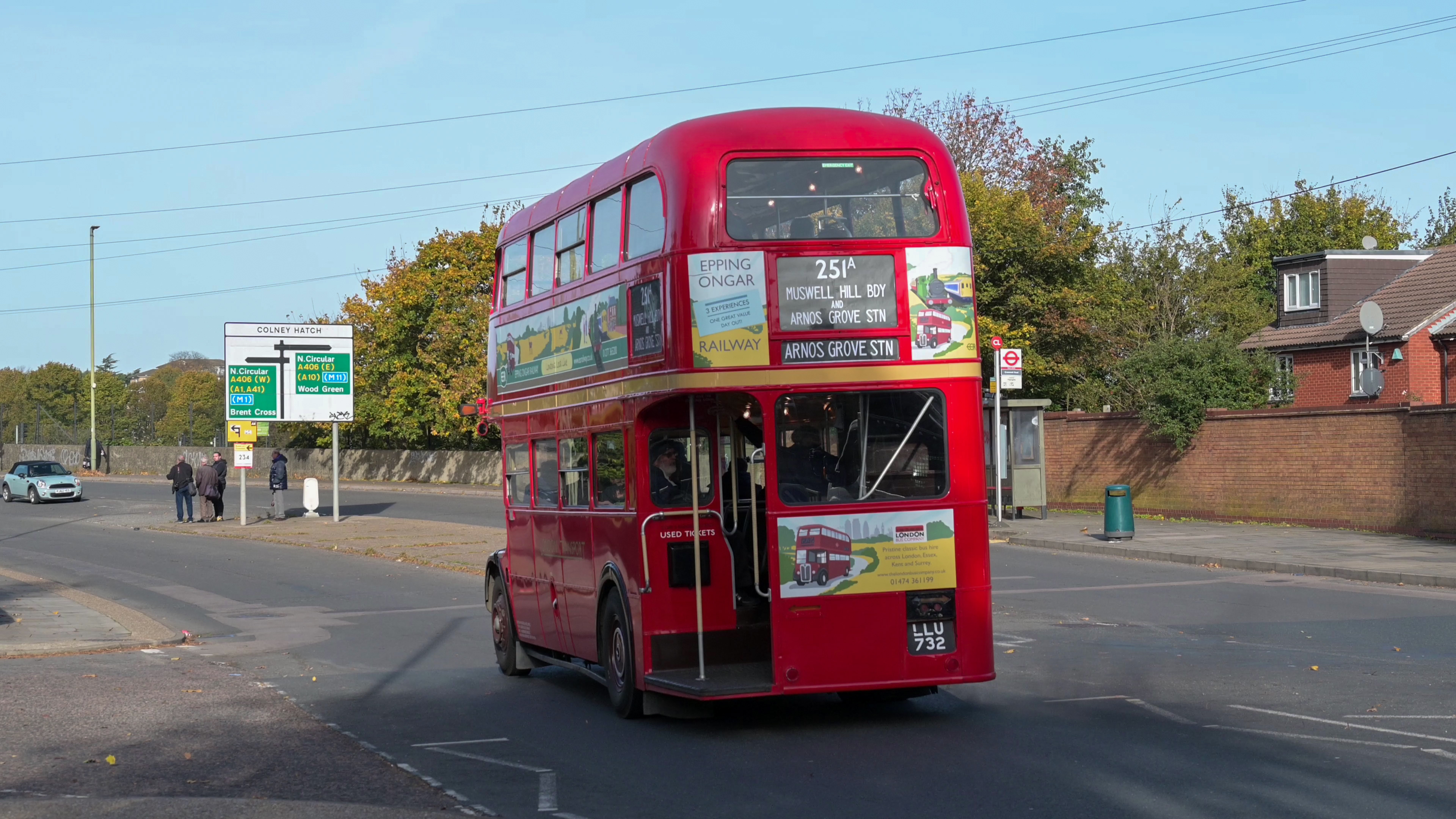 London Transport LLU732 Muswell Hill 7th November 2021
