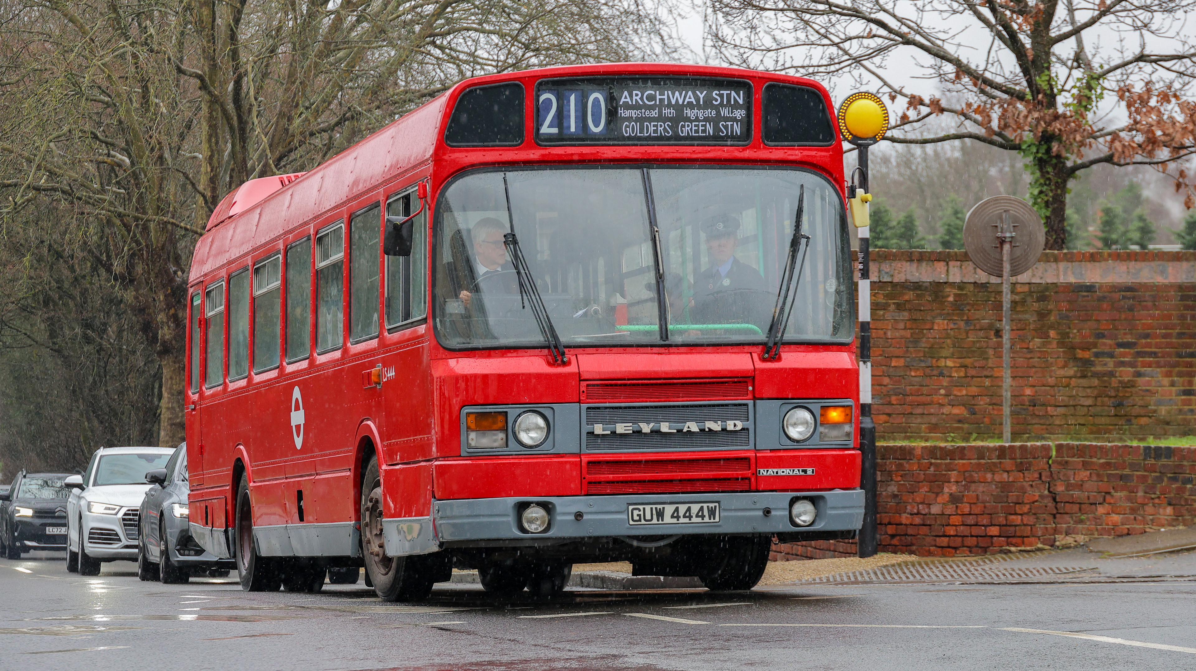 Preserved London Transport LS444 (GUW444W) Jack Straws Castle 10th March 2024