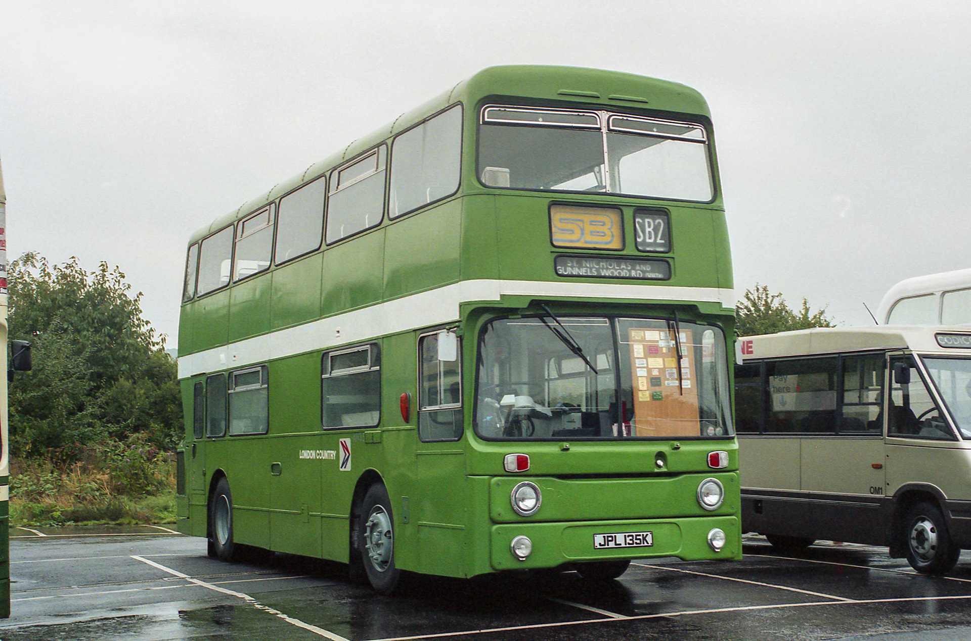 London Country JPL135K Cuffley Station 6th August 1992