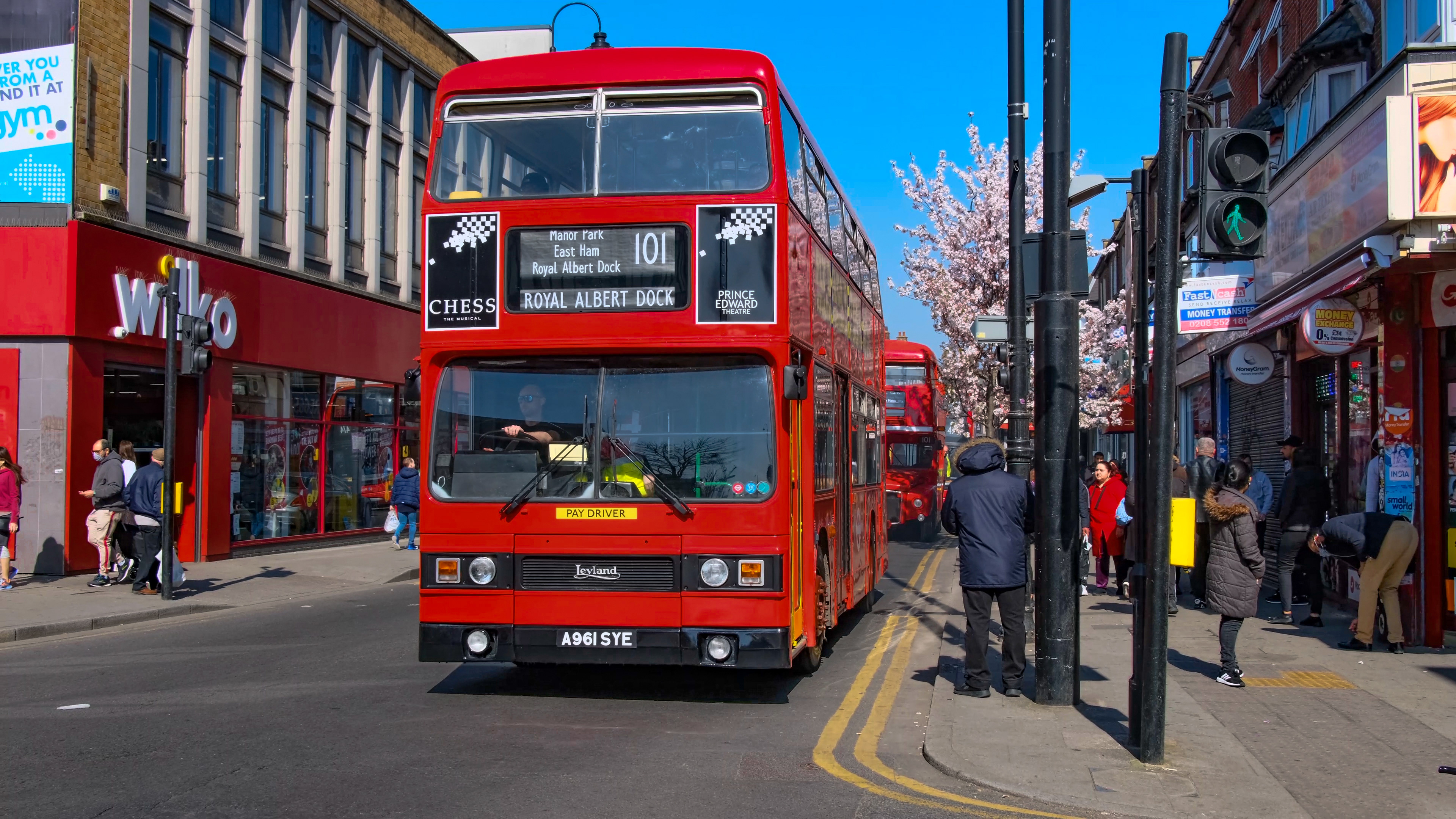 London Transport T961 (A961SYE) East Ham 26th March 2022