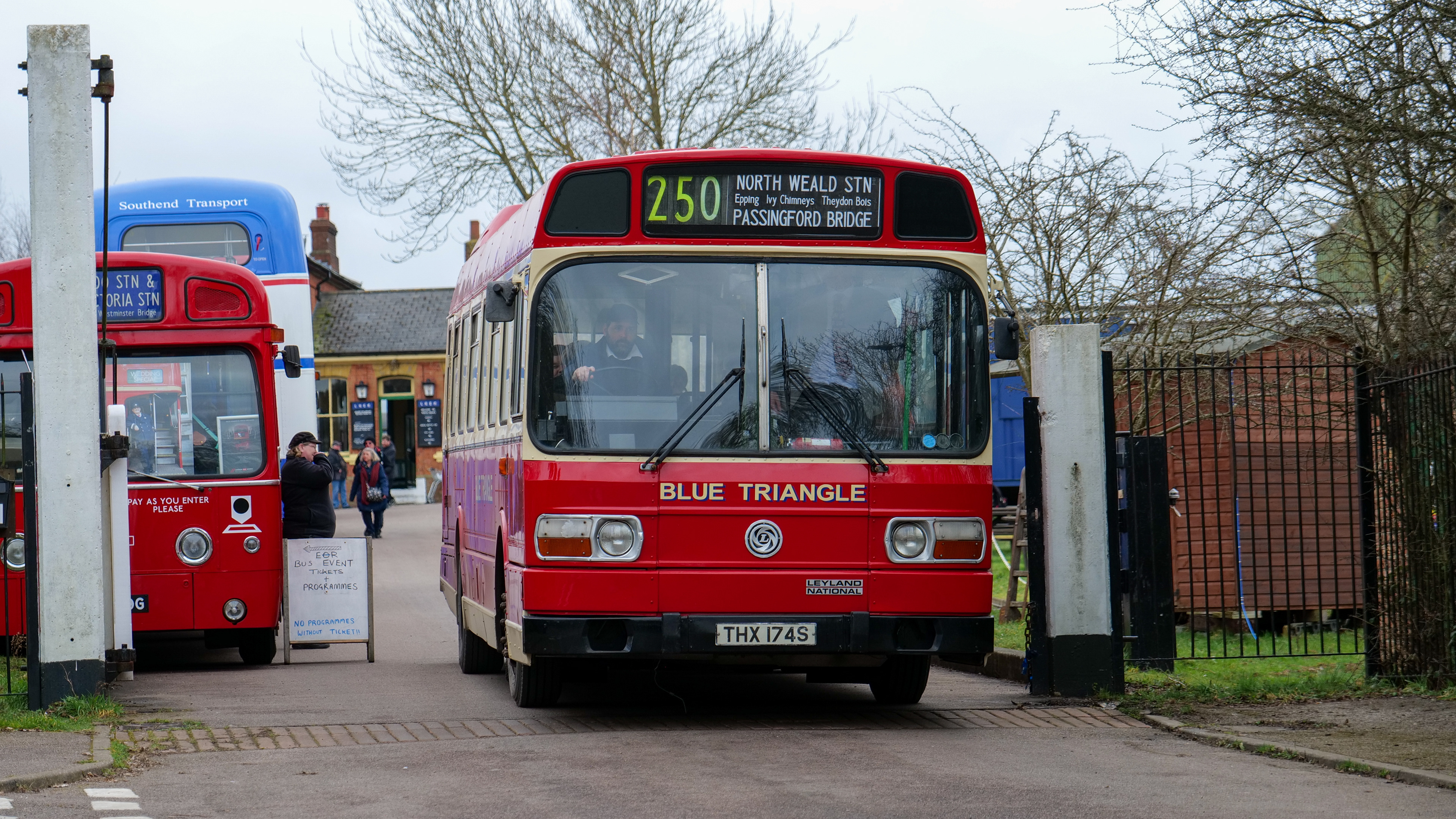 Blue Triangle, new to London Transport LS174 (THX174S) North Weald 18th February 2023
