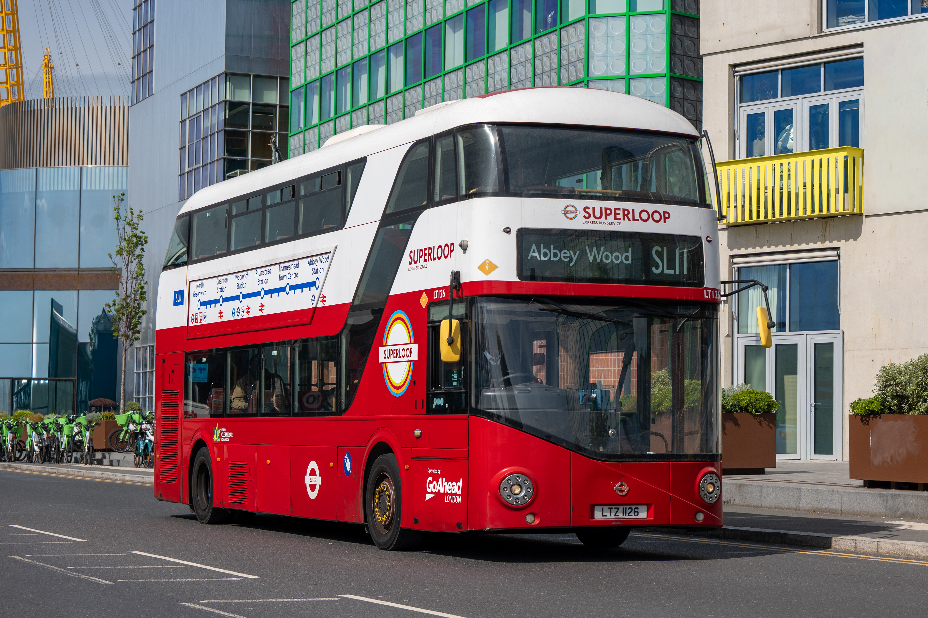 Go-Ahead LT126 (LTZ1126) North Greenwich 10th April 2026