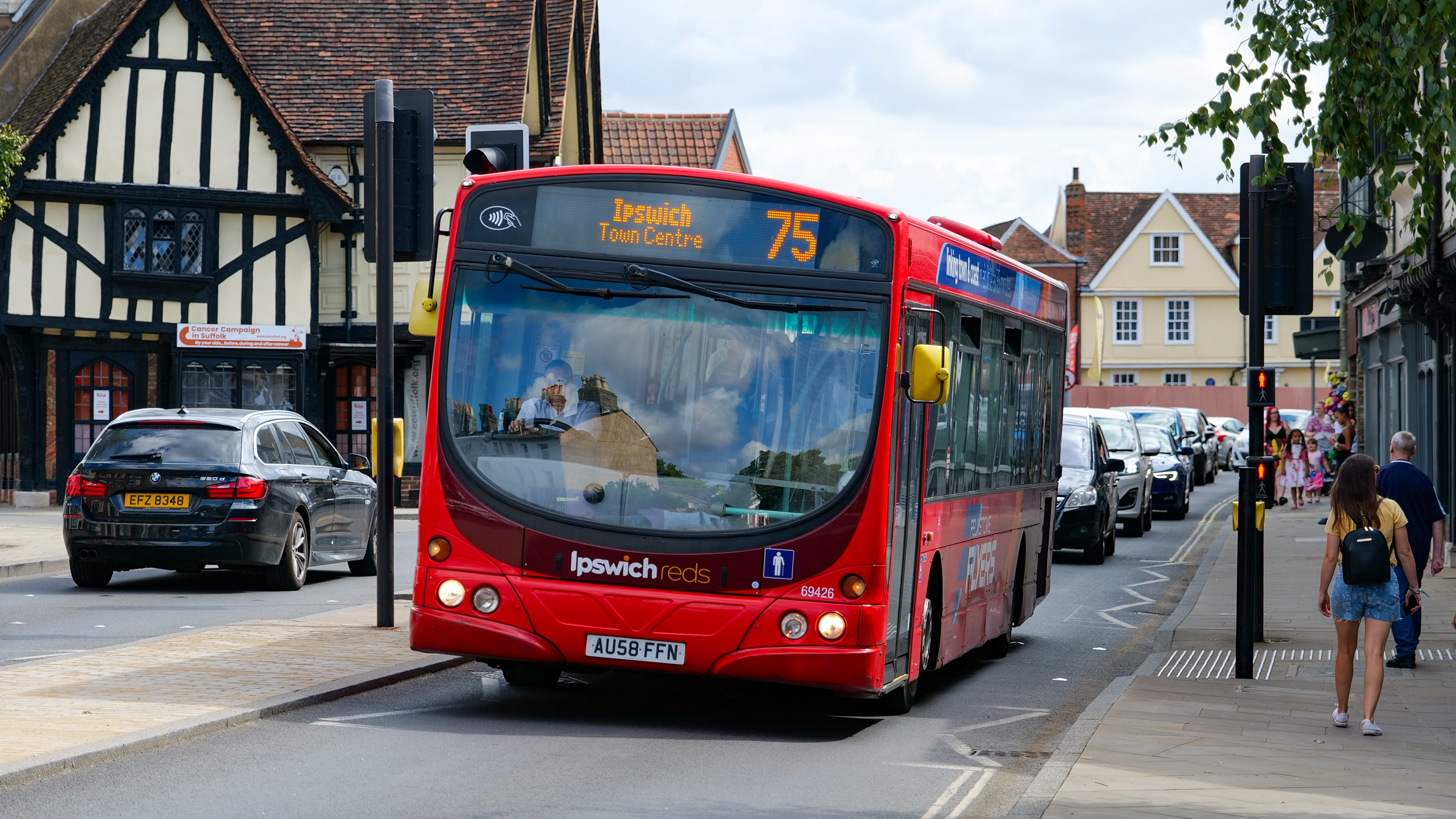First Eastern Counties Volvo B7RLE 69426 (AU58FFN) Ipswich 27th August 2022