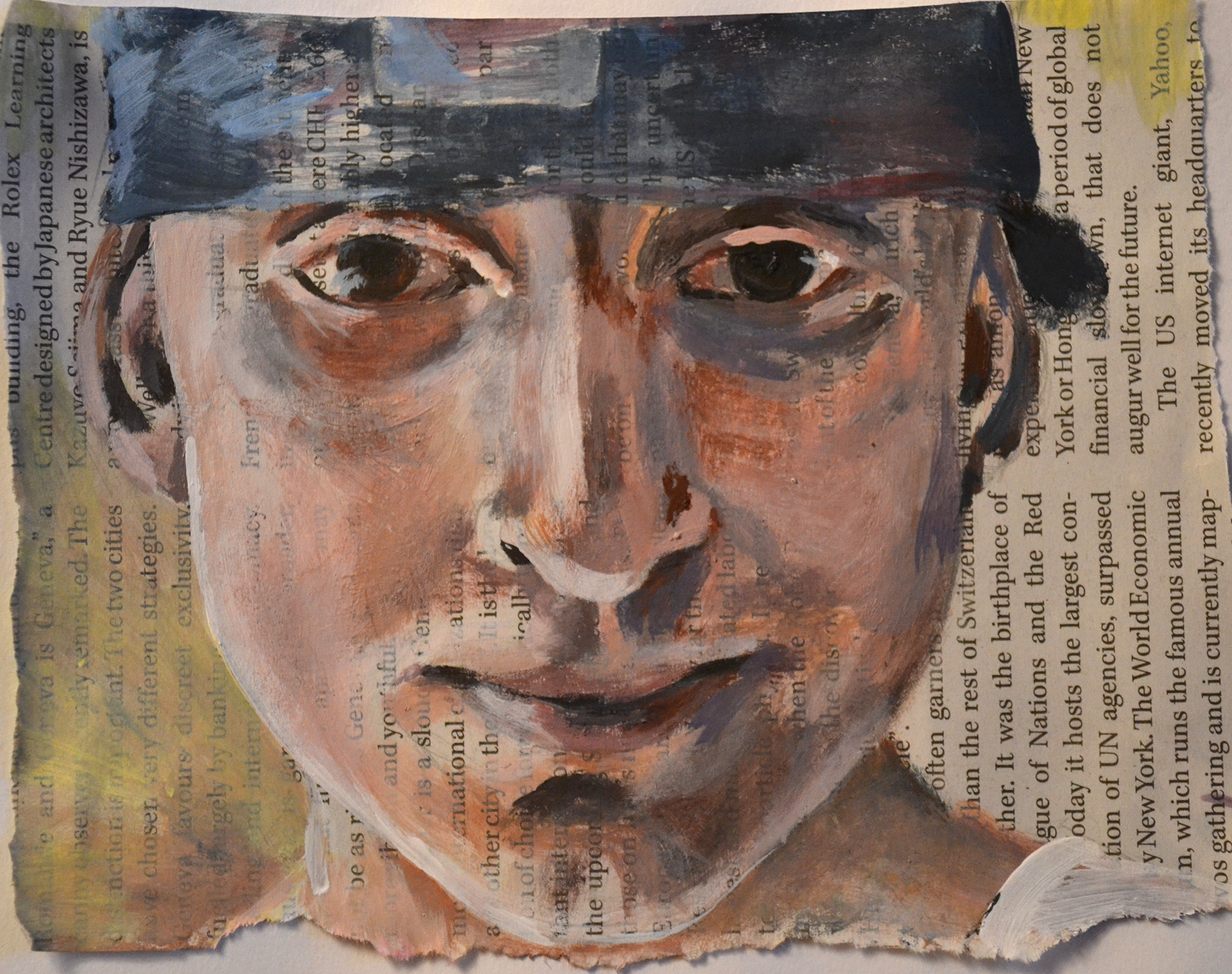 Kevin (on newspaper)
