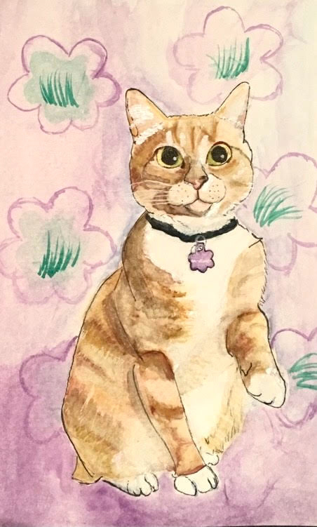 Mr. Wilson, watercolor (commissioned)