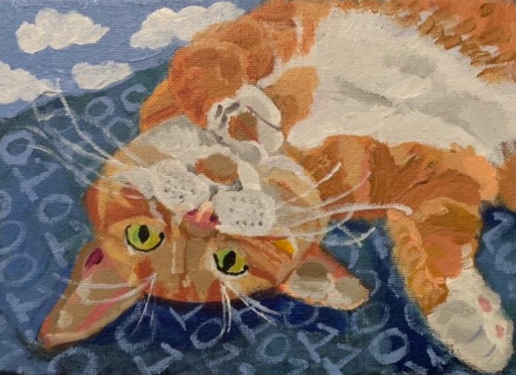 Big Data, acrylic on canvas (commissioned)