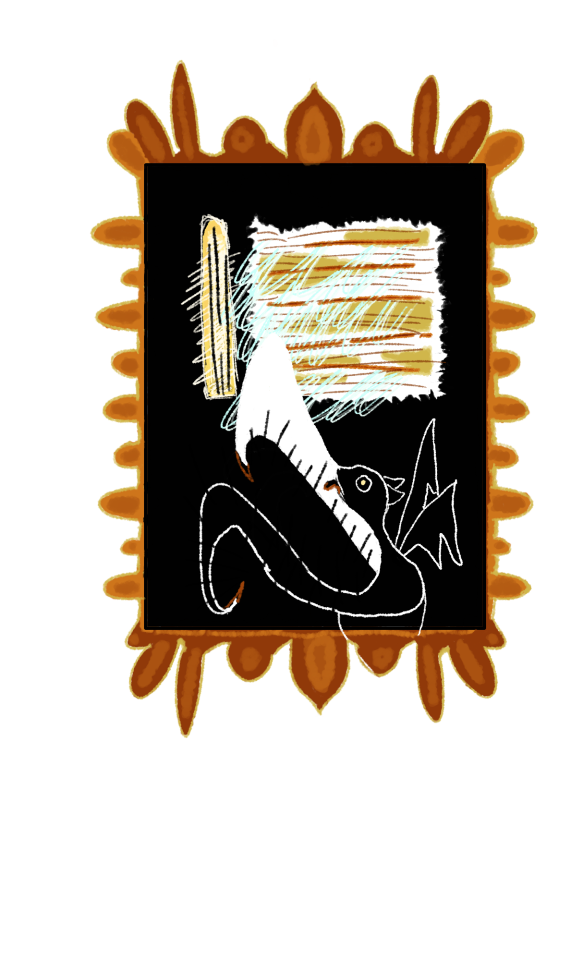 SHADOWPUPPET SAINT, digital painting